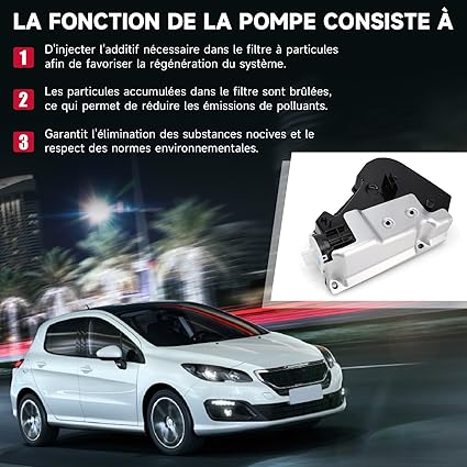 03.2013-10.2014 Peugeot 308 I 4A_ 4C_ 1,6 HDI 1560 CCM 84 KW 114 Ps Aditivno gorivo DPF filtrirno črpalko 1606340280