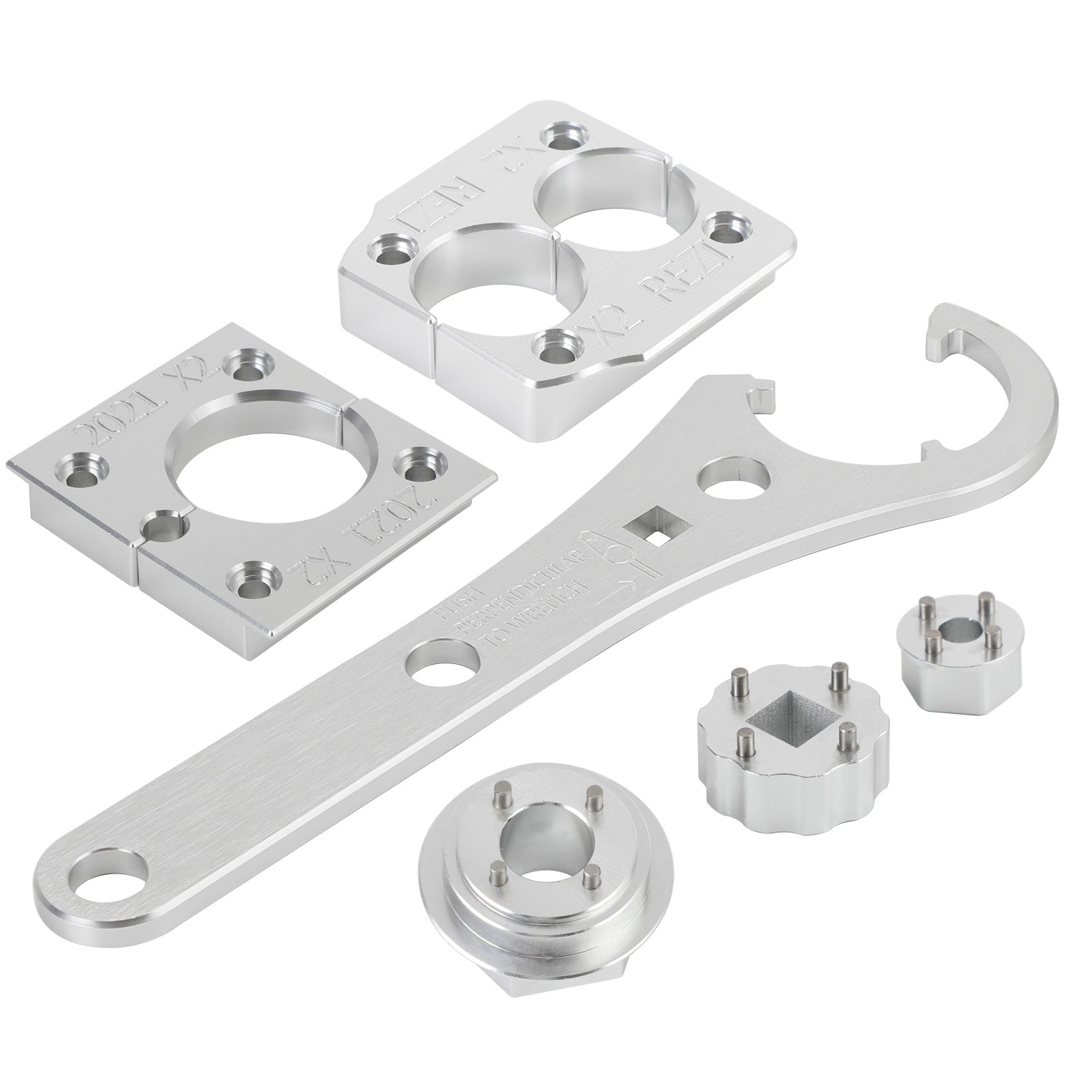 Orodja za obnovo kompleta za Fox Fox Shock Absorber X2 2021: Otroci, vodilne glave in 4 -popin