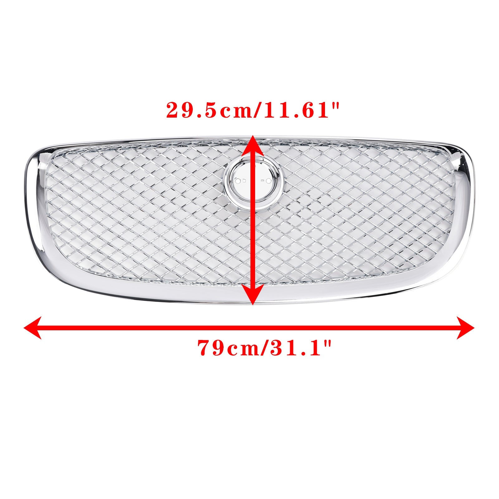 Chrome Front Bumper Grid Jaguar XJ 2010-2015