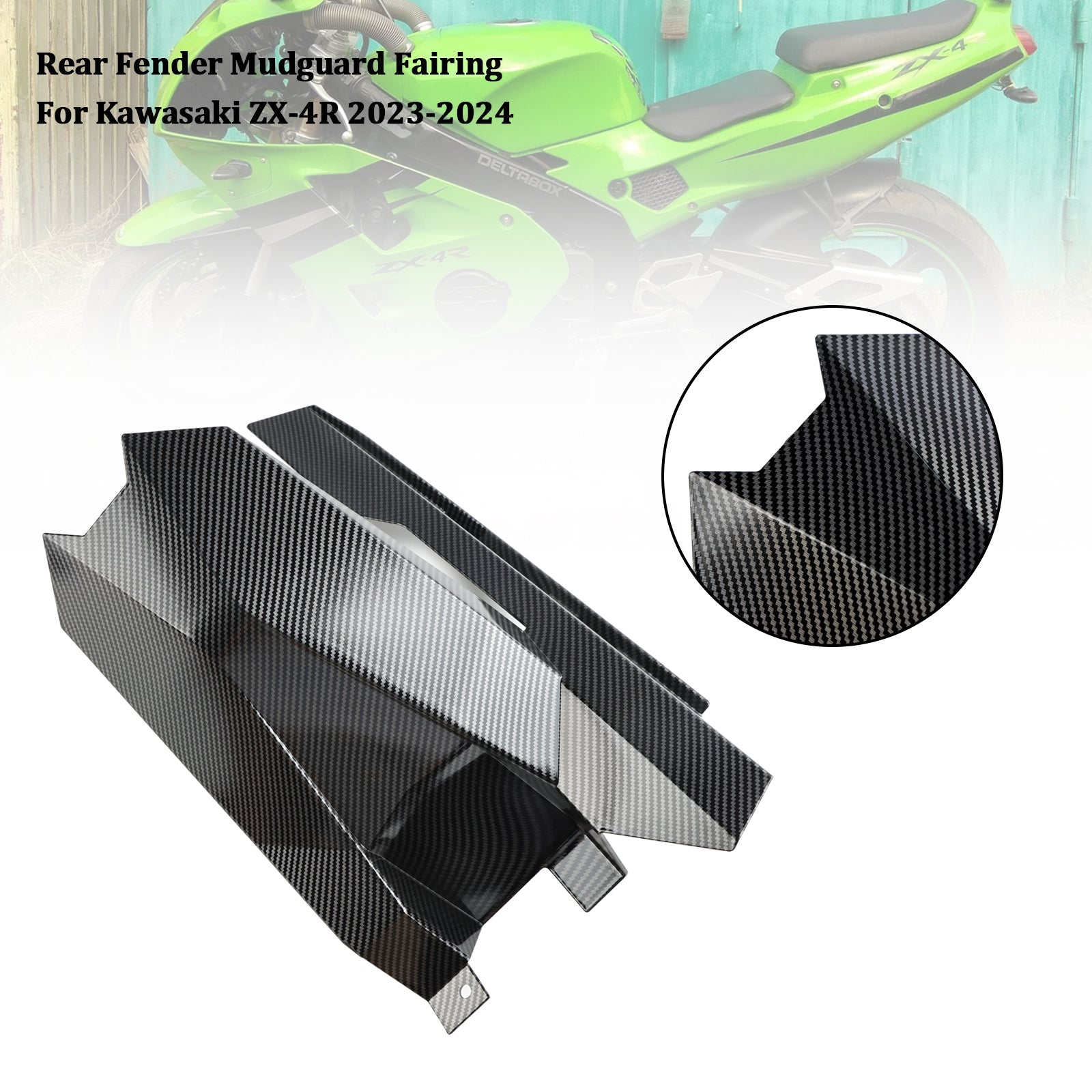 Tylna siatka z tyłu dla Kawasaki ZX-4R 2023-2024