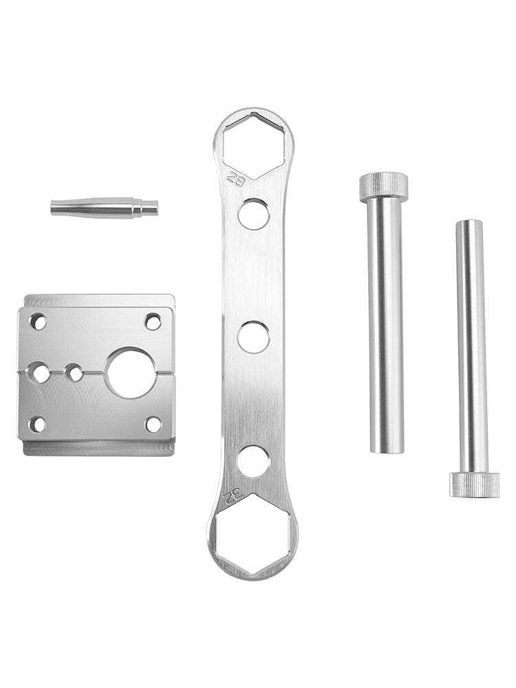 & 40 - Pour la reconstruction/l'étanchéité GRIP2 38 Kit d'outils d'entretien pour fourche FOX GRIP - compatible avec 36