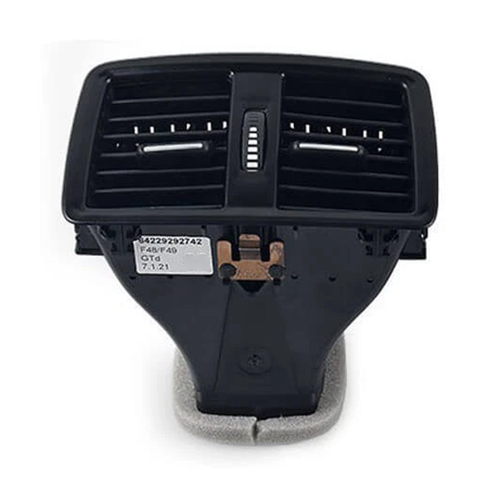 Grille d'aération arrière de console centrale pour BMW Série 1 F52 (2016-2021) - Référence : 64229292742