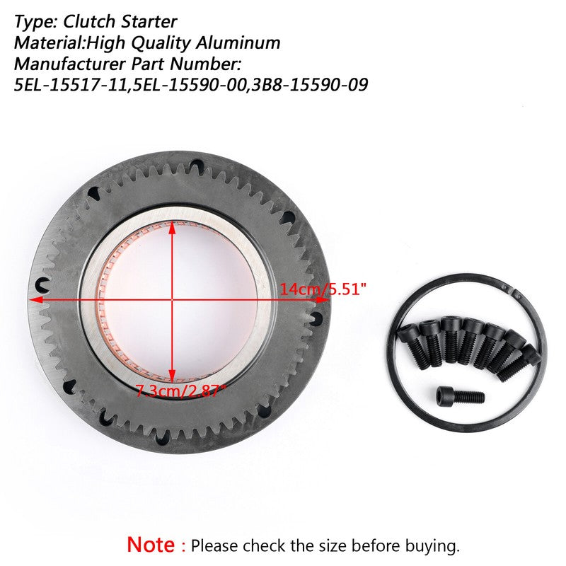 Embrayage de Démarreur Moteur pour Yamaha XVS1100 V-Star Custom XVS1100A