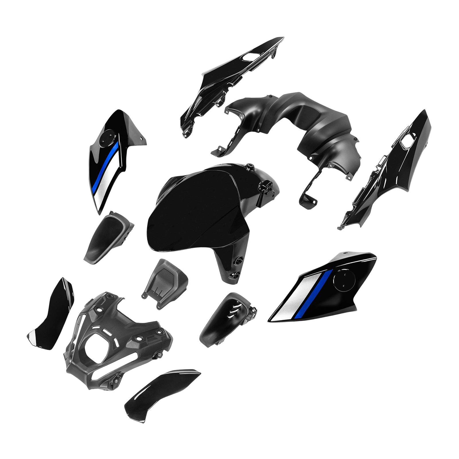 Kit de carénage de carrosserie ABS injection pour Yamaha MT-09 / MT-09 SP 2021-2023 05#