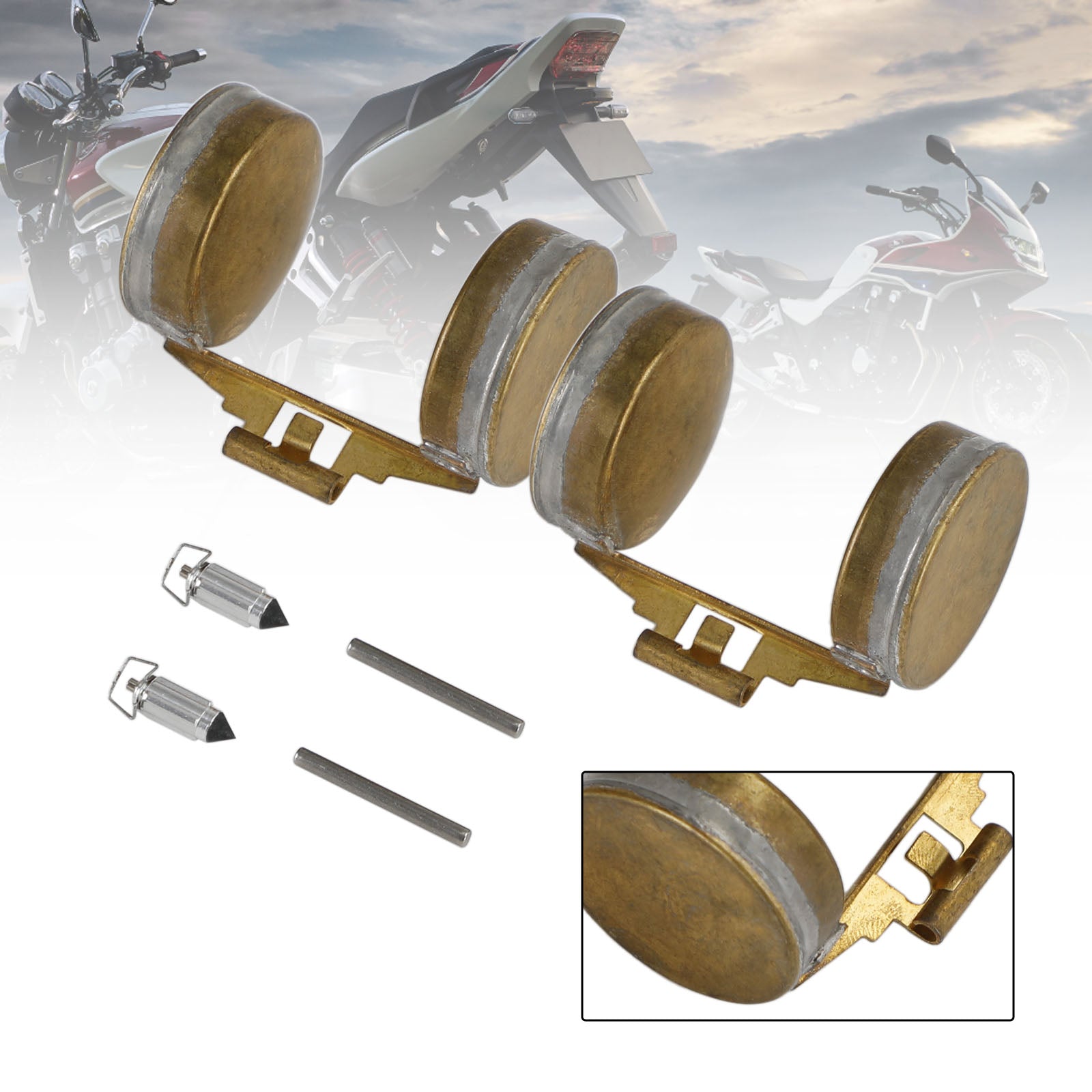 Honda CB100 CB350 XL100 XL125 XL175 SL100 2x Kit de réparation du carburateur