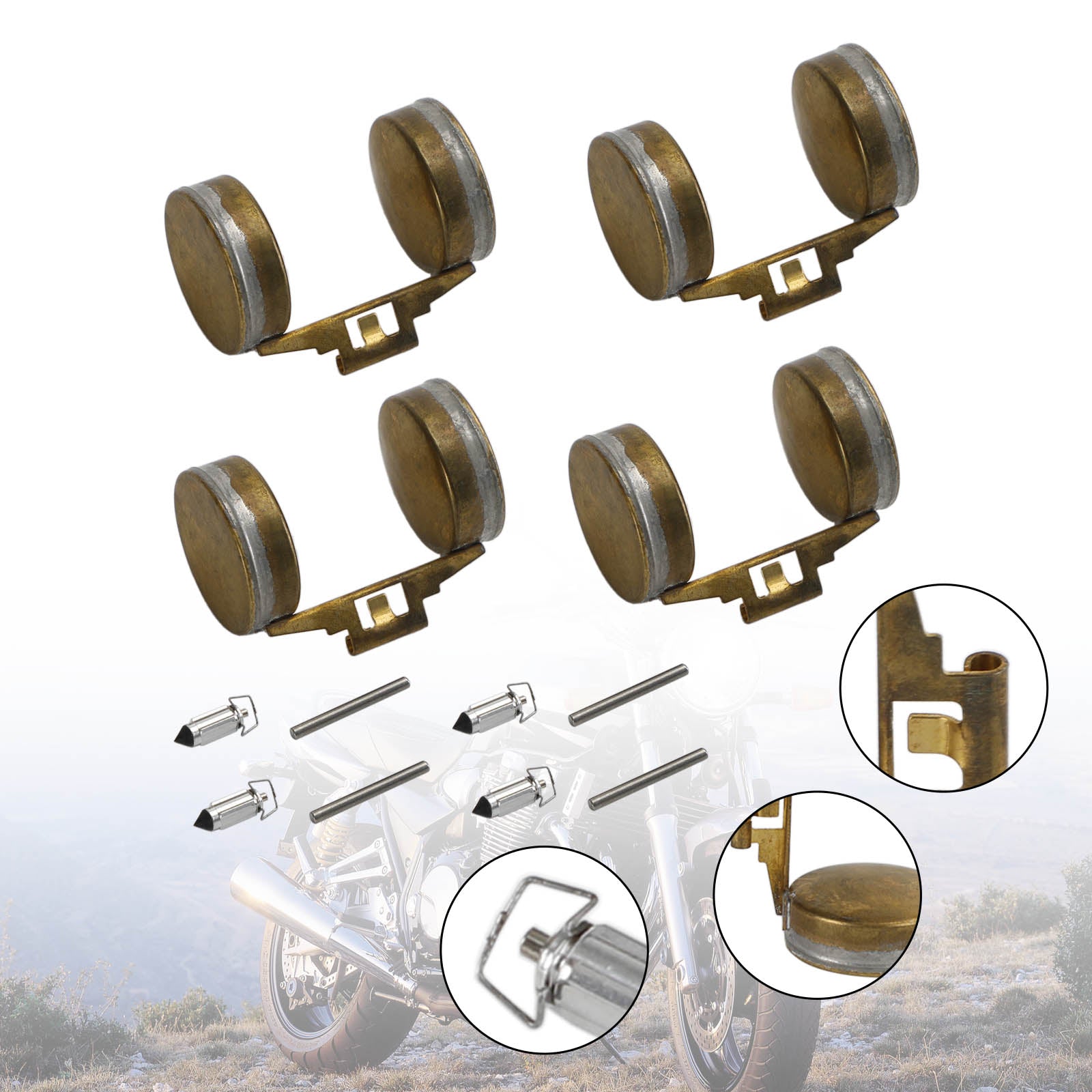 Honda CB100 CB350 XL100 XL125 XL175 SL100 4x Kit de réparation du carburateur