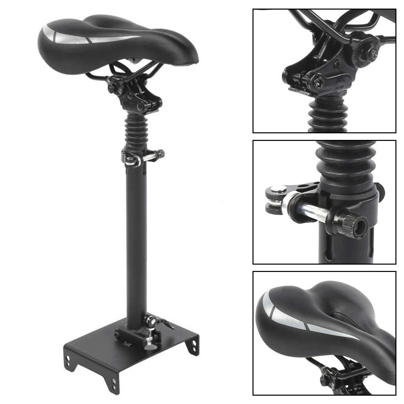 Siège réglable et pliable pour skateboard pour trottinette électrique NINEBOT G30 MAX