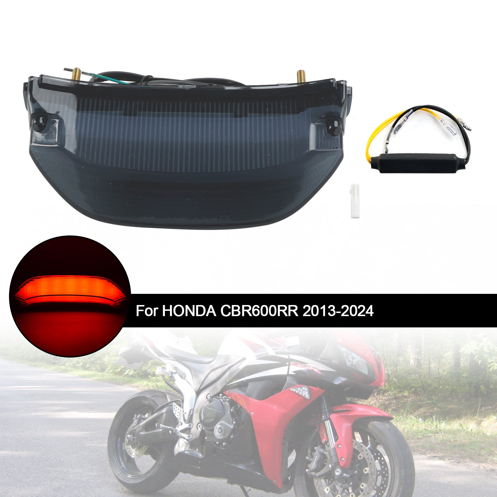 2013-2024 HONDA CBR600RR LED Clignotants de frein arrière