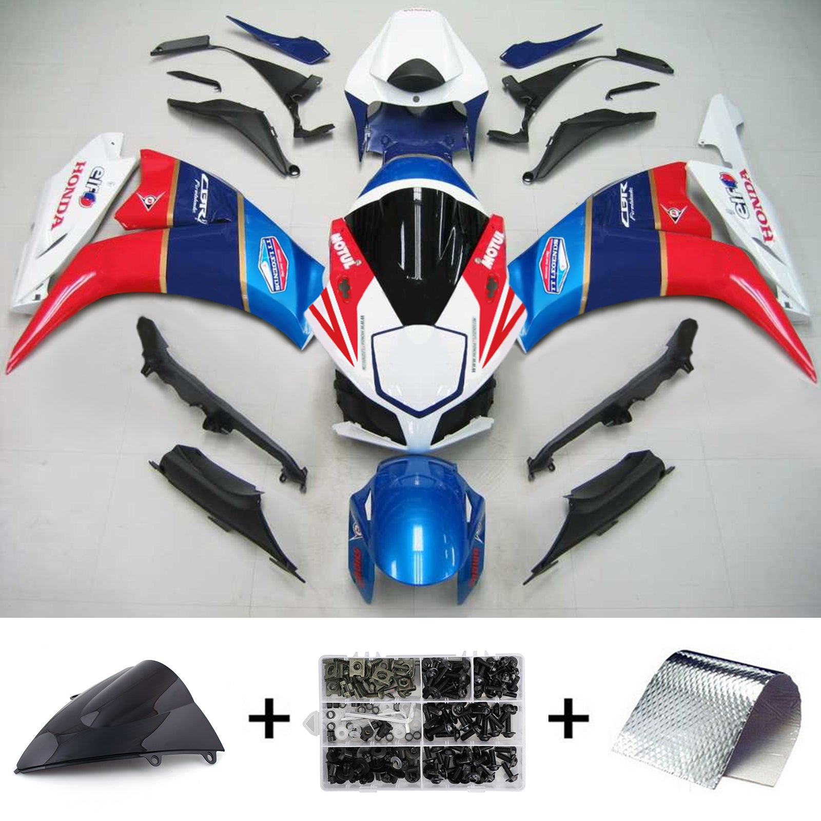 Injectiekuipset carrosserie kunststof ABS voor Honda CBR1000RR 2012-2016