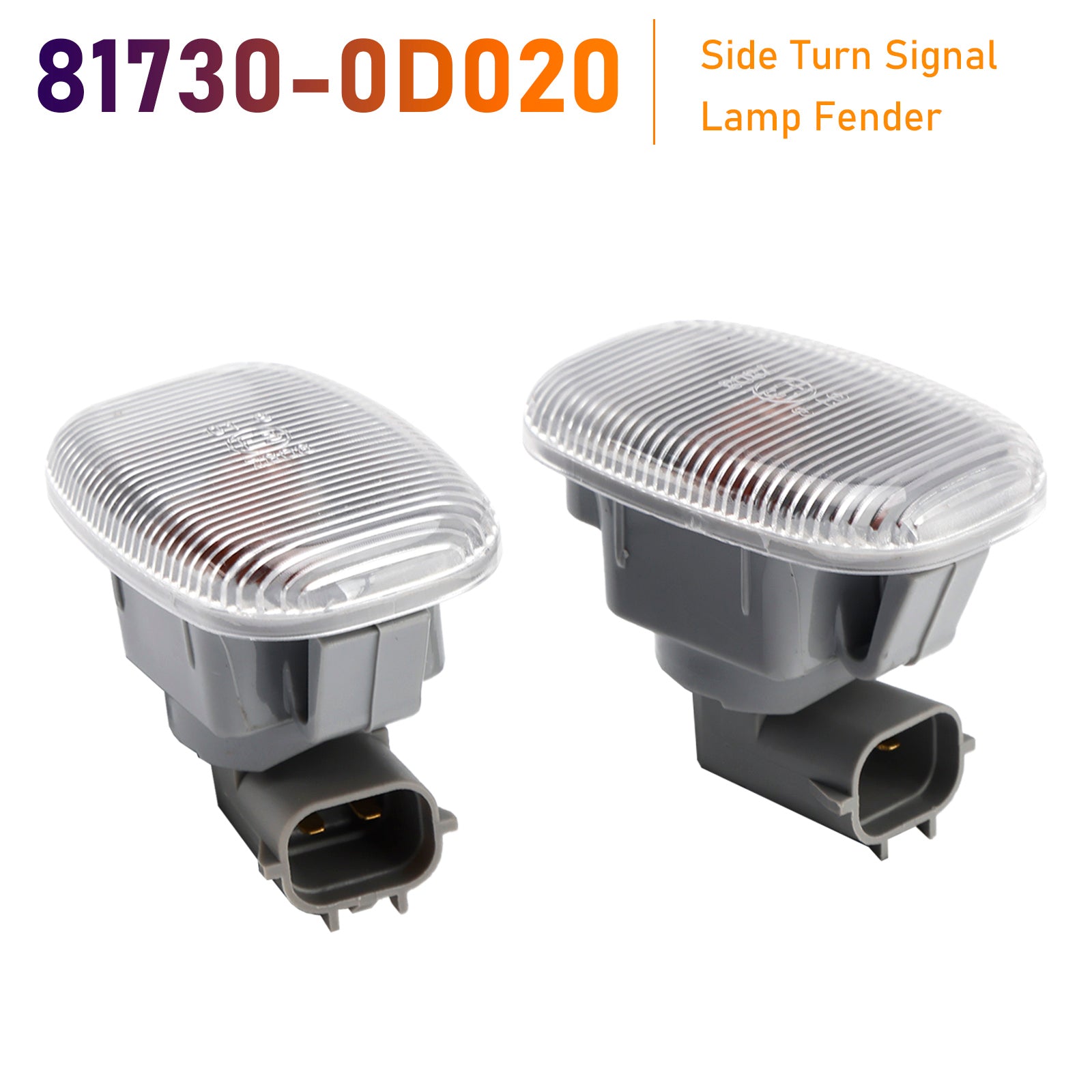 Luz de señal de giro lateral del guardabarros para Toyota Corolla Camry MR2 81730-0D020