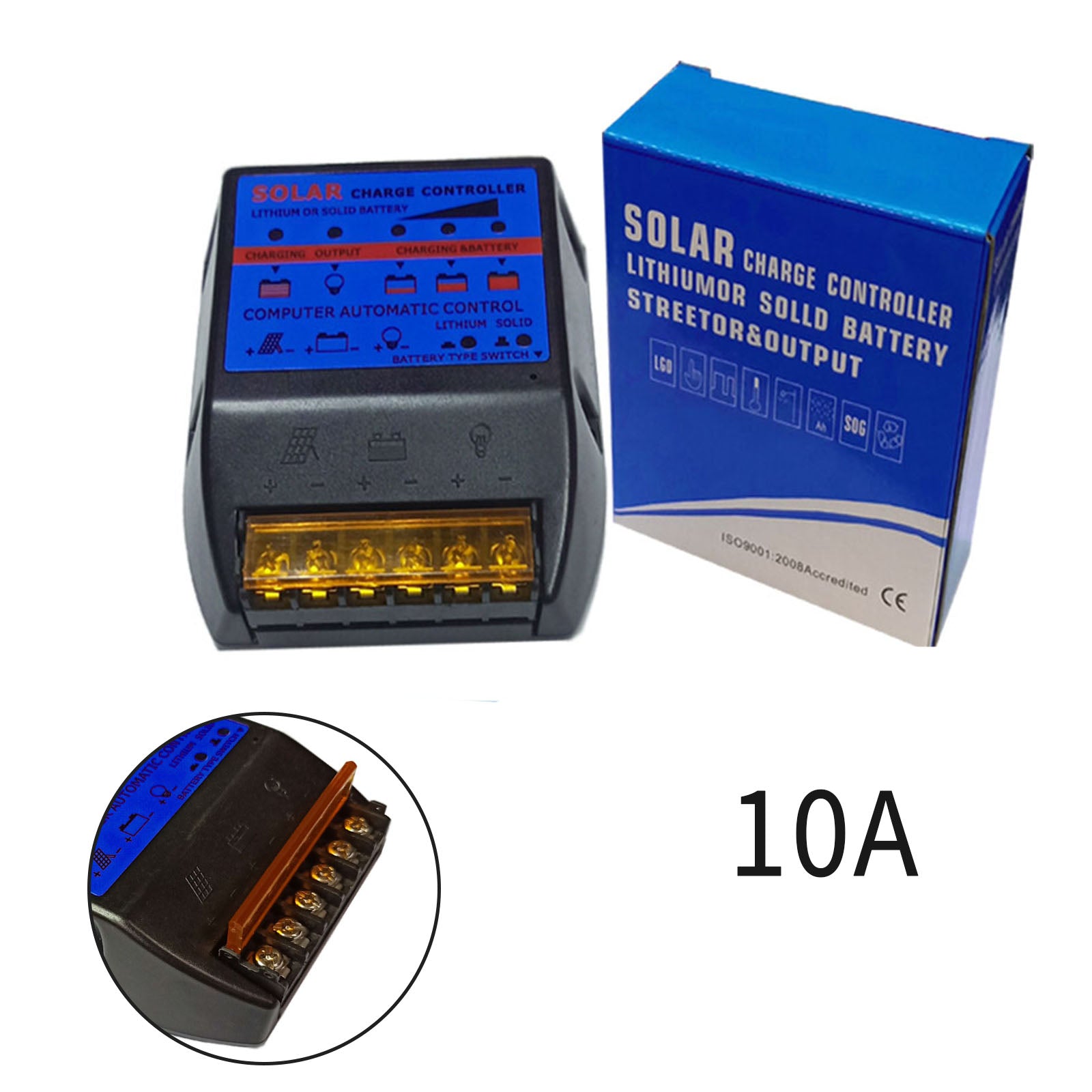 PWM 10A-50A 12V Build Solar Controller in de timerbesturingsadapter van de timer