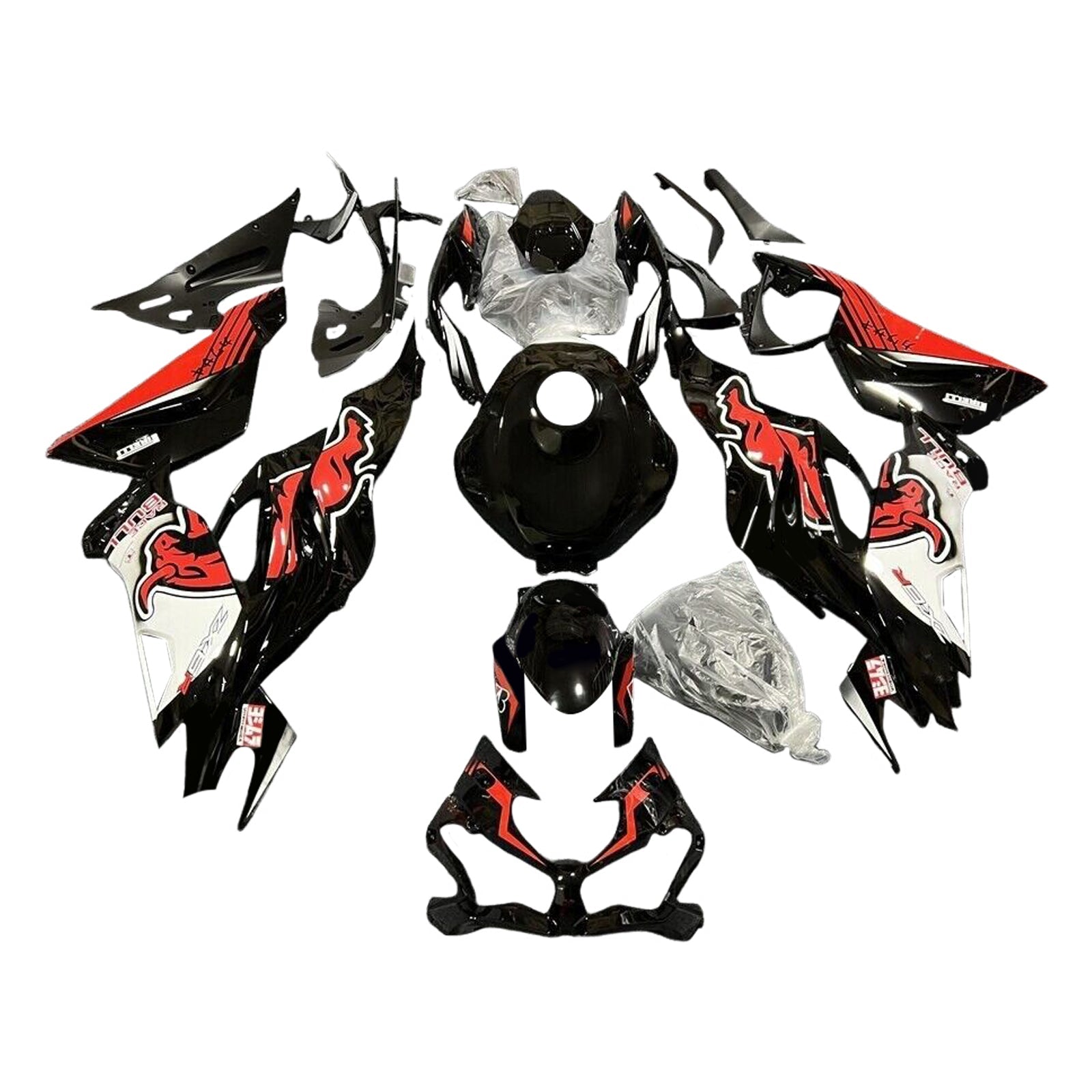 Injectiekuipset Kawasaki ZX6R 2019-2023 ABS kunststof carrosserie