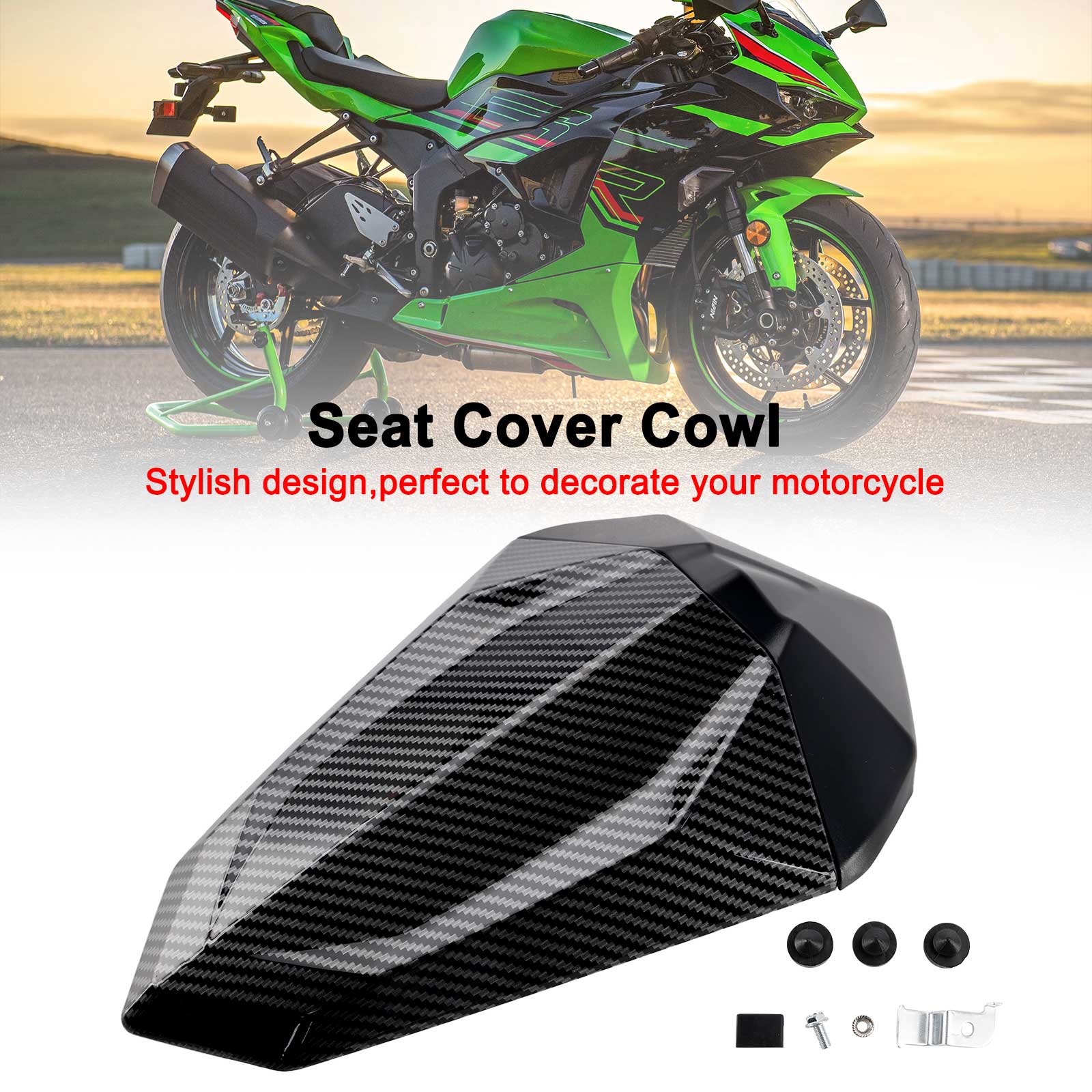 Zadnji sedlo karalni pokrov za Kawasaki Ninja 500 EX500R Z500 2024-2025