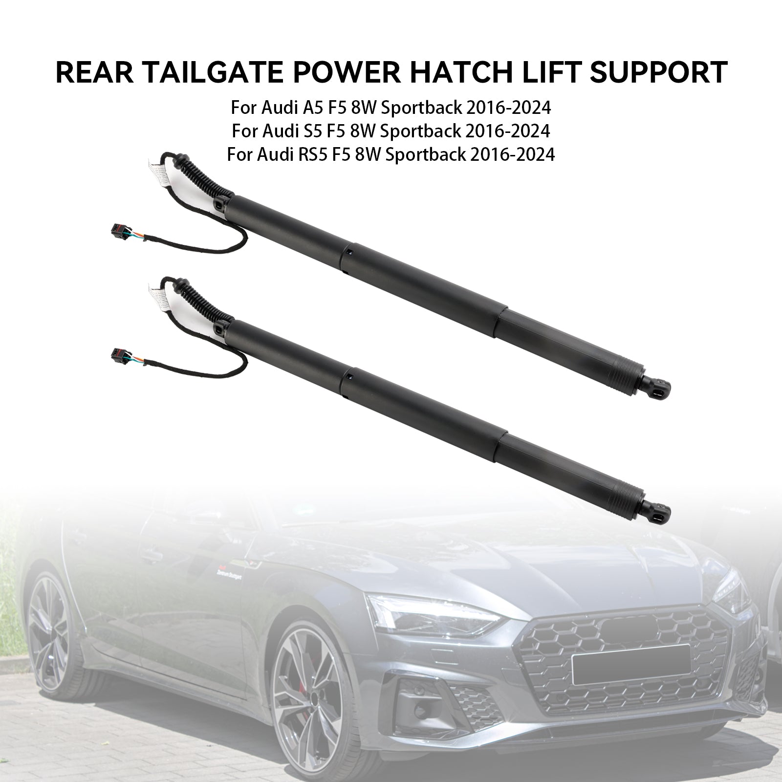 Električno dvigalo prtljažnih vrat 2 kosa Audi S5 F5 8W Sportback 2016-2024 8W8827851 8W8959107