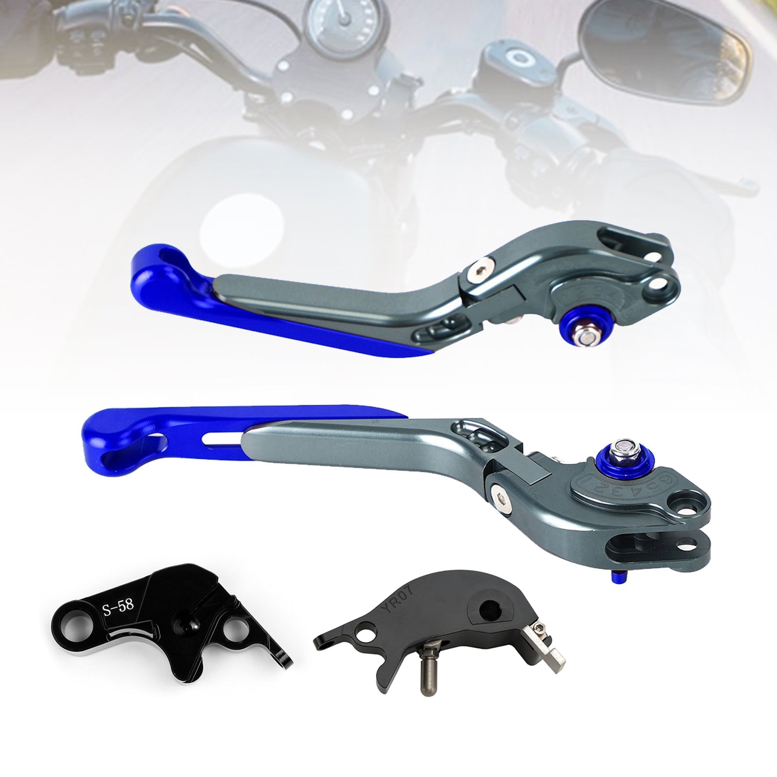 Leva freno frizione regolabile per Yamaha YZF R7 MT-10/SP FZ-10/SP 2022-2023