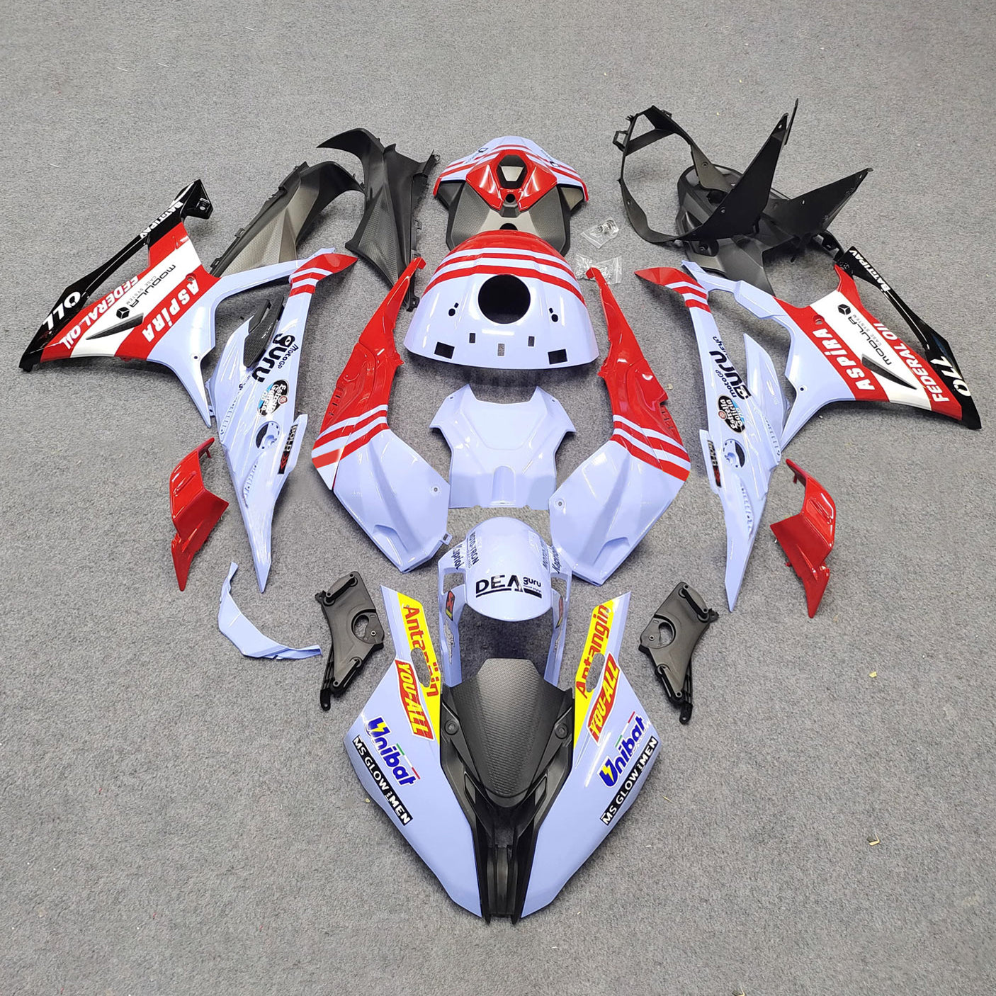 Kit de carénage d'injection BMW S1000RR 2023-2024 carrosserie plastique ABS