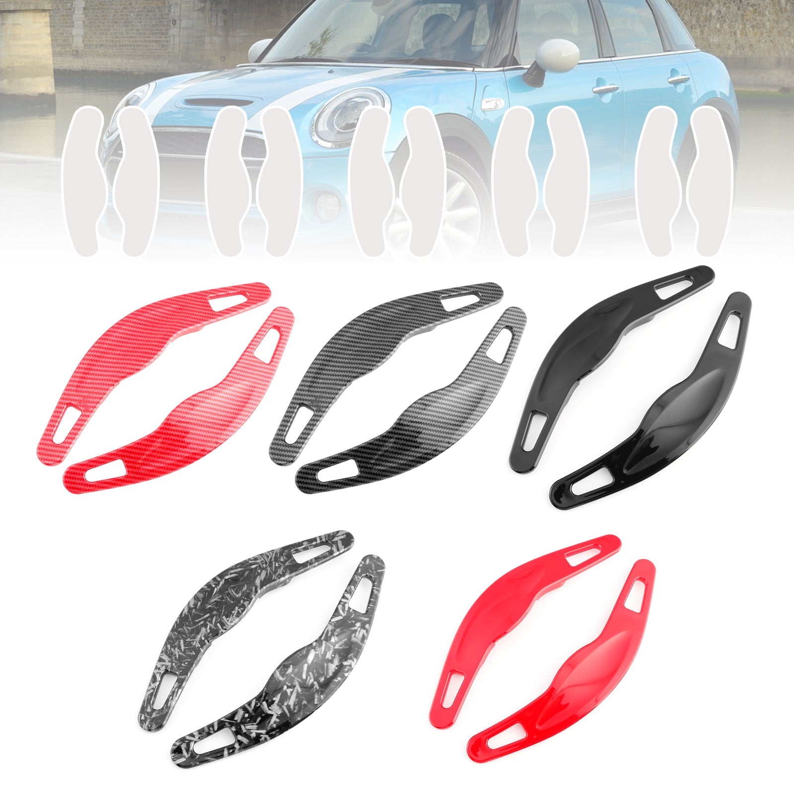 Extension de palettes de changement de vitesse au volant pour Mini F54 F55 F56 F57 F60 2014-2022