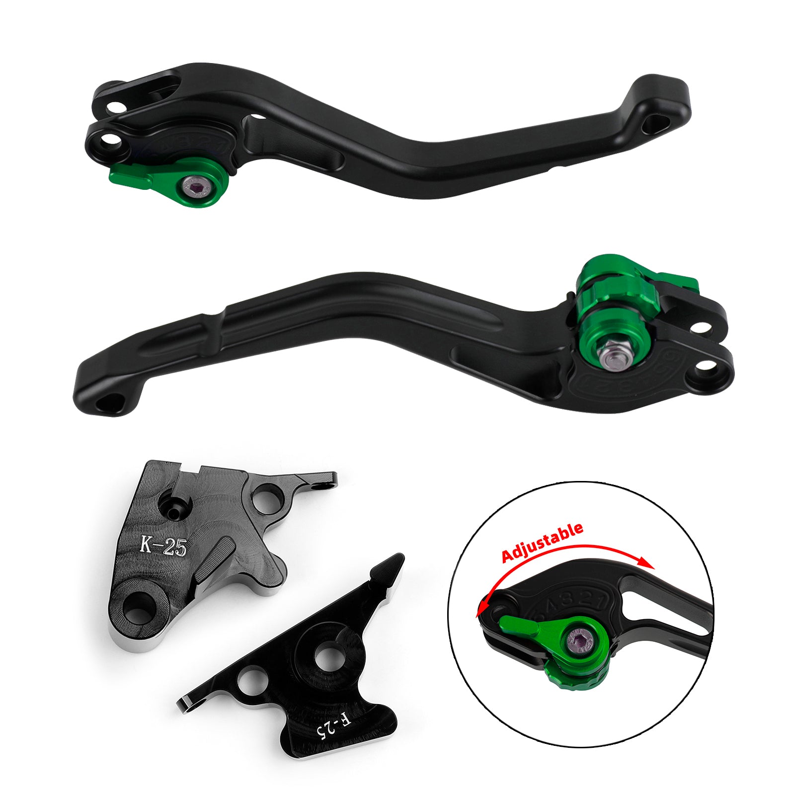 Kawasaki Ninja 250R 400 /Z300 Z250SL NUOVA leva freno frizione corta