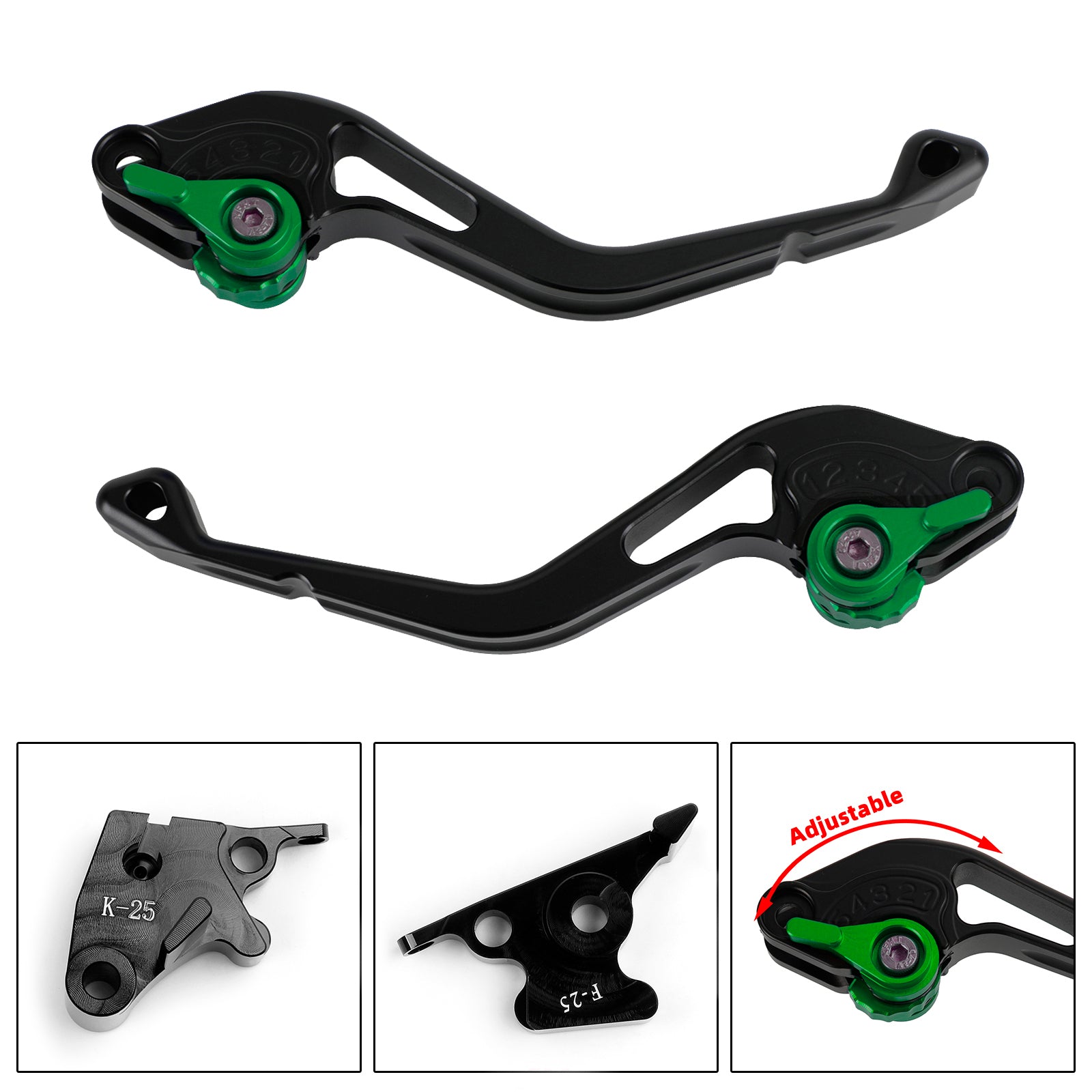 Kawasaki Ninja 250R 400 /Z300 Z250SL NUOVA leva freno frizione corta