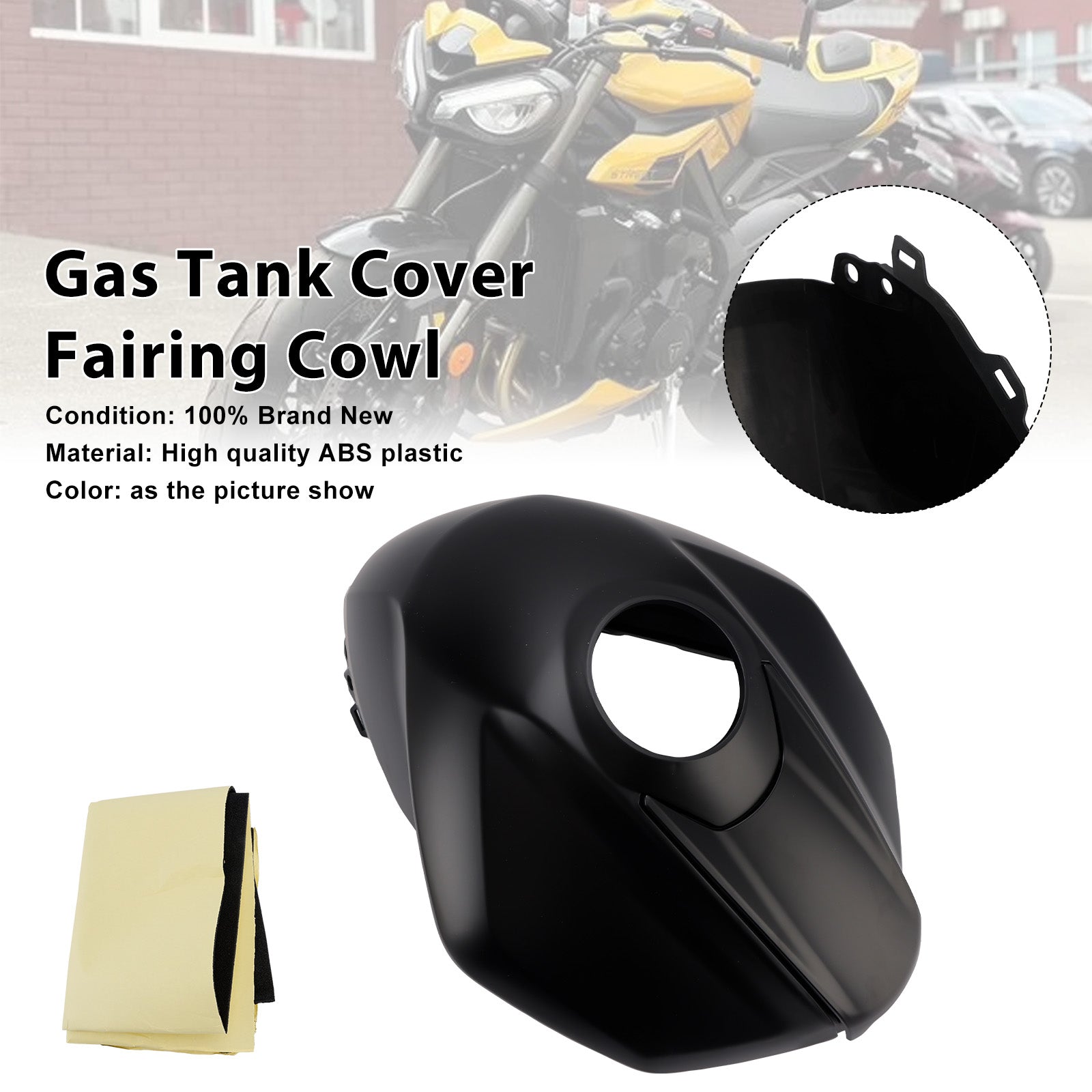 Cache de réservoir d'essence et garniture de carénage pour Street Triple 765 R/RS 2023-2025
