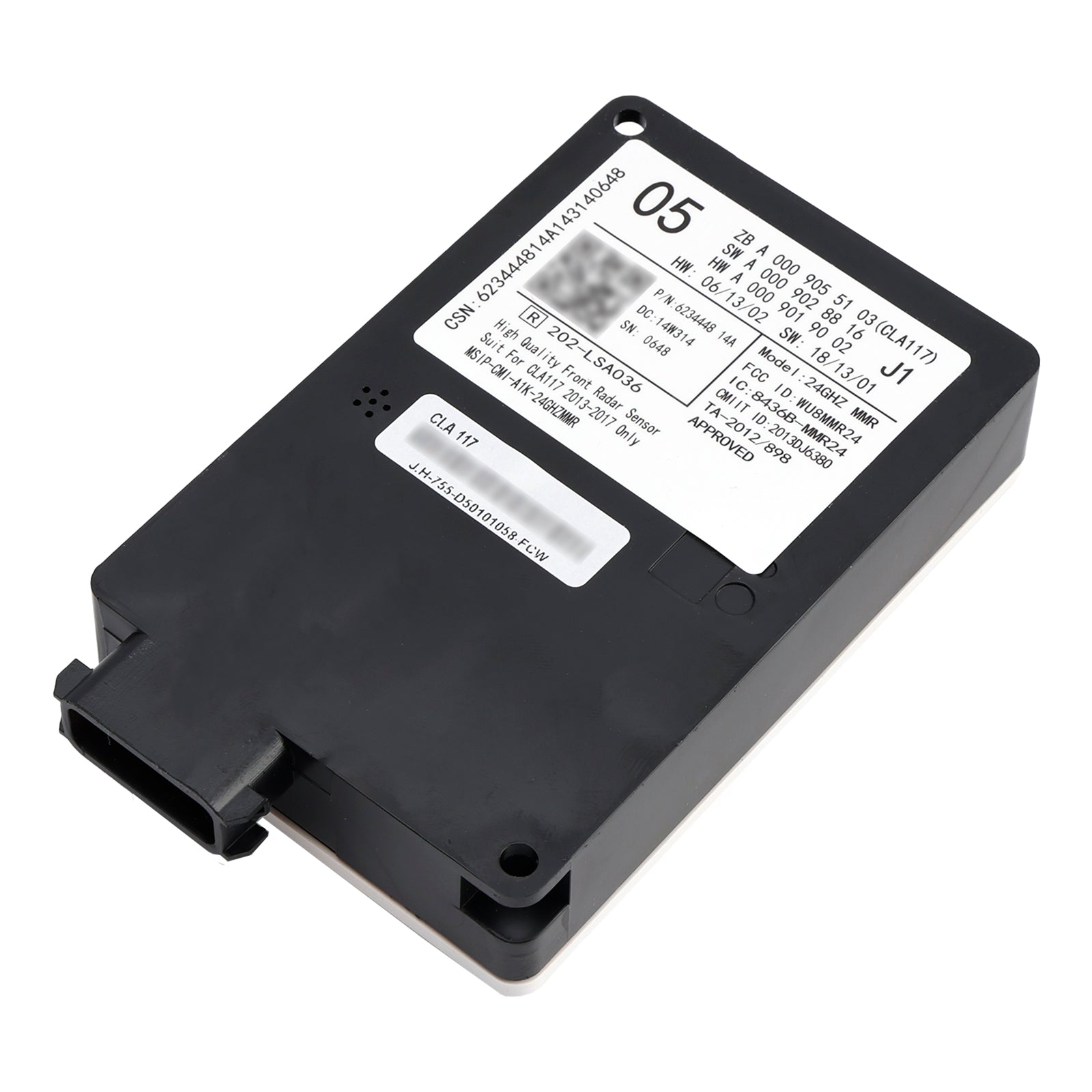 Sensore radar prima di Mercedes CLA117 2013-2017, unità di controllo A0009055103 A0009028816 A0009009102