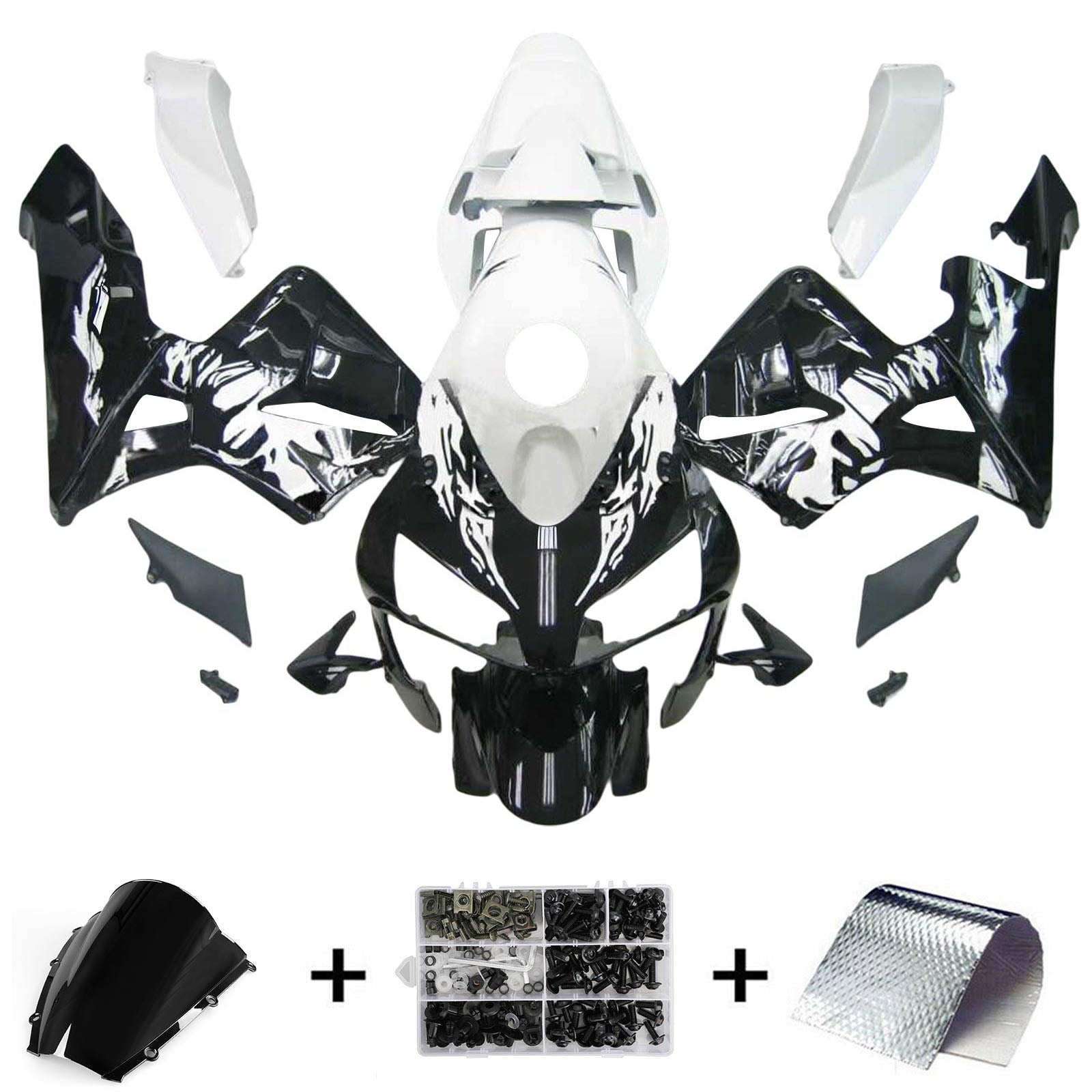 Kit de carénage par injection, carrosserie en plastique ABS pour Honda CBR600RR 2003-2004 F5