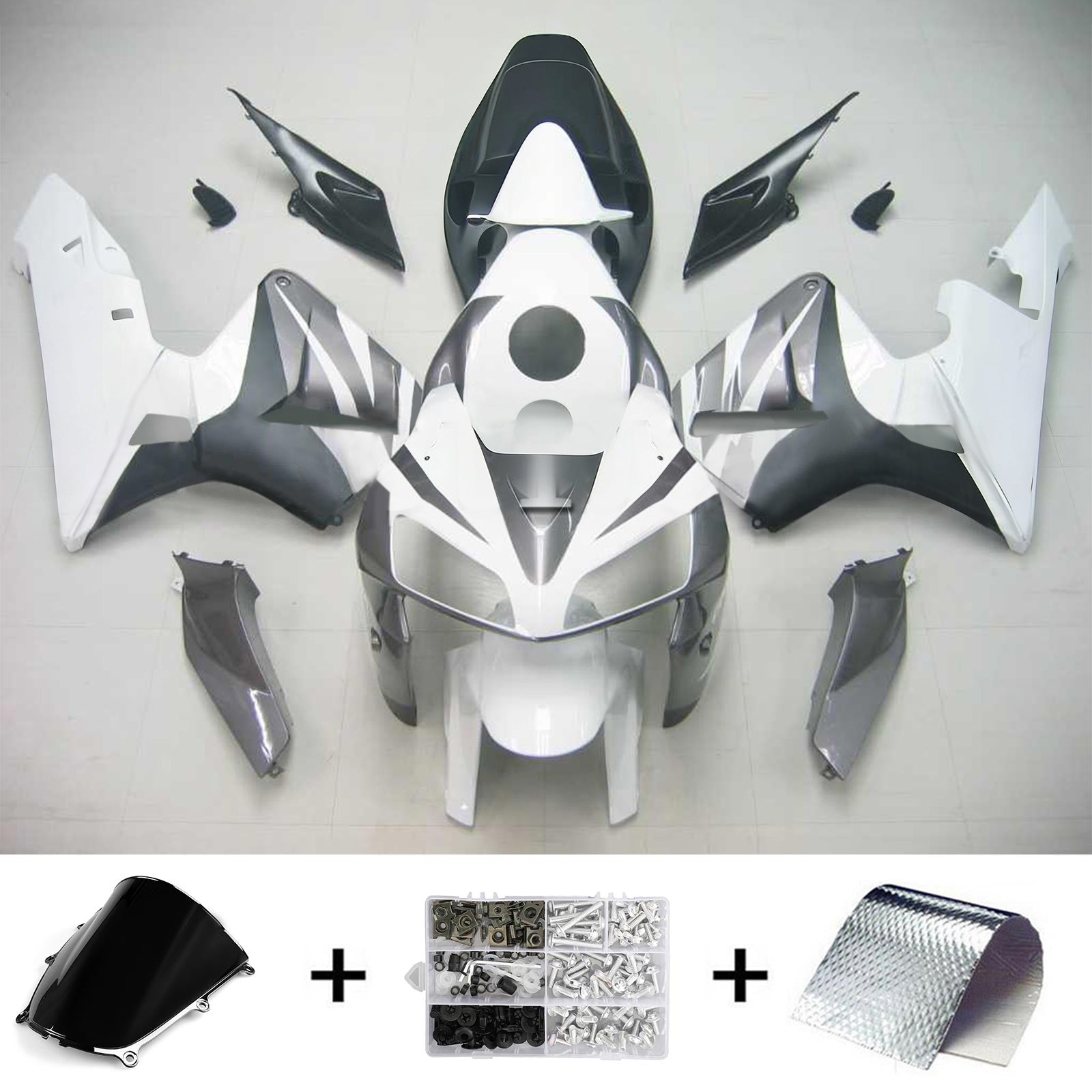 Kit de carénage par injection, carrosserie en plastique ABS pour Honda CBR600RR 2005-2006 F5