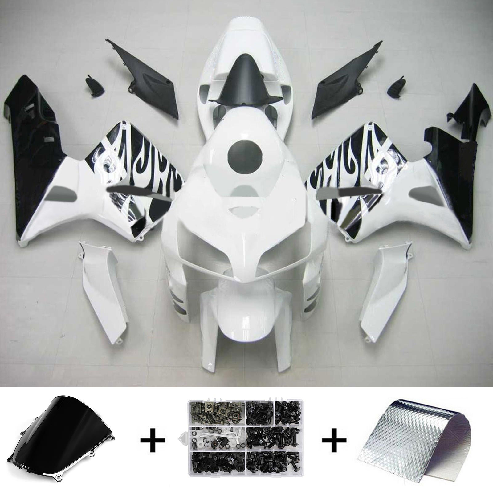 Kit de carénage par injection, carrosserie en plastique ABS pour Honda CBR600RR 2005-2006 F5