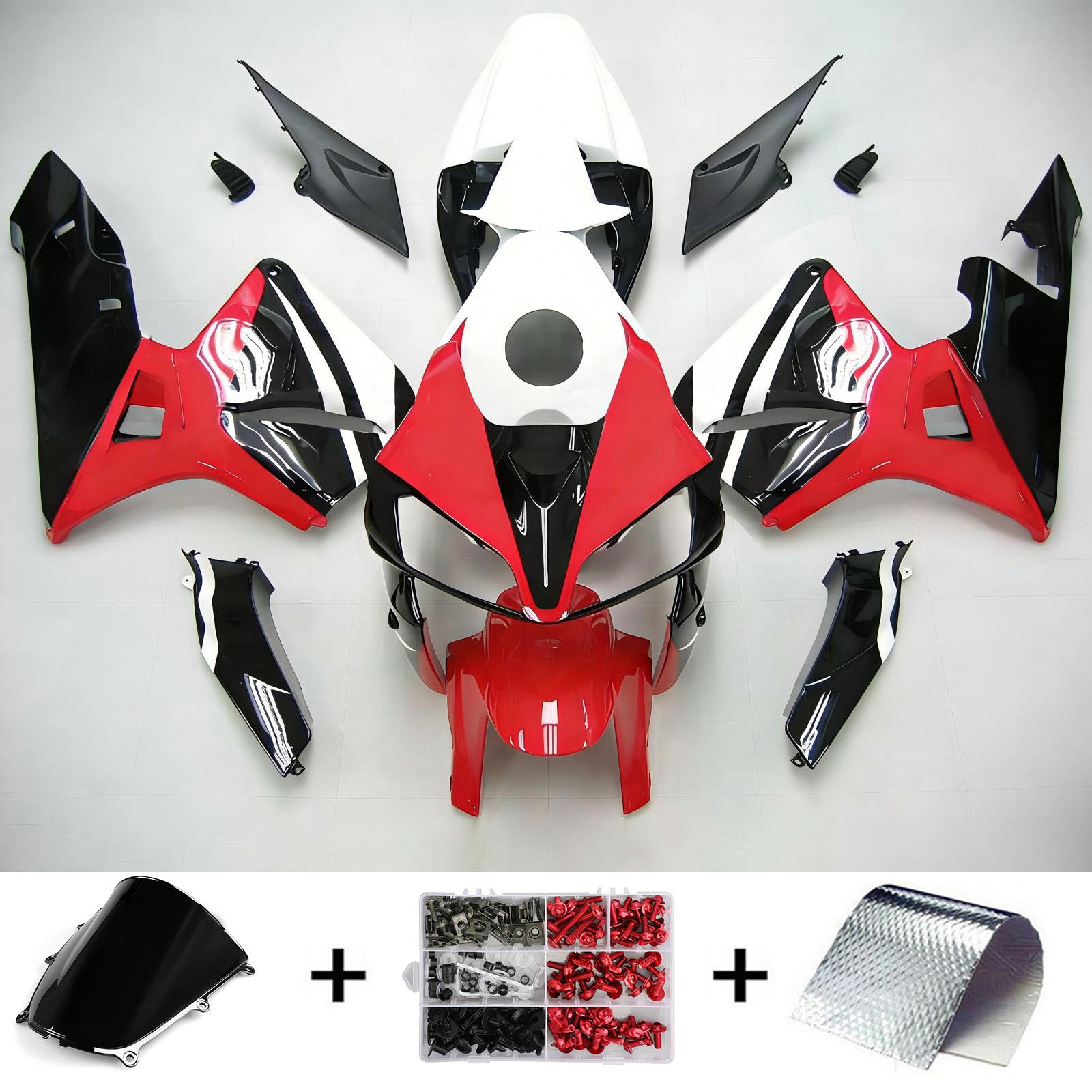 Kit de carénage par injection, carrosserie en plastique ABS pour Honda CBR600RR 2005-2006 F5