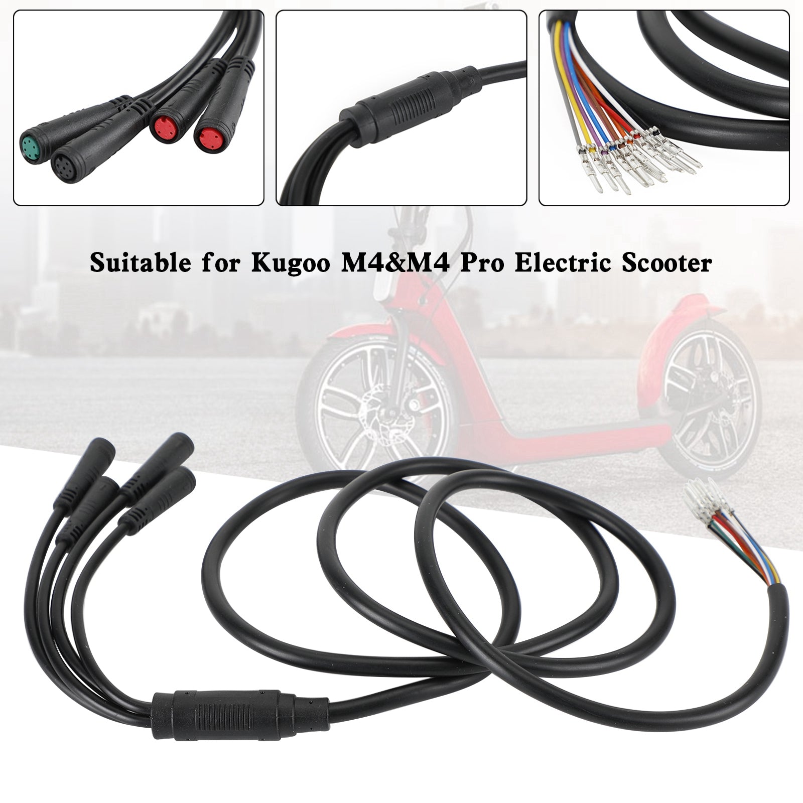 Cable de datos del controlador del tablero para línea de datos del cable de alimentación Kugoo M4/Pro