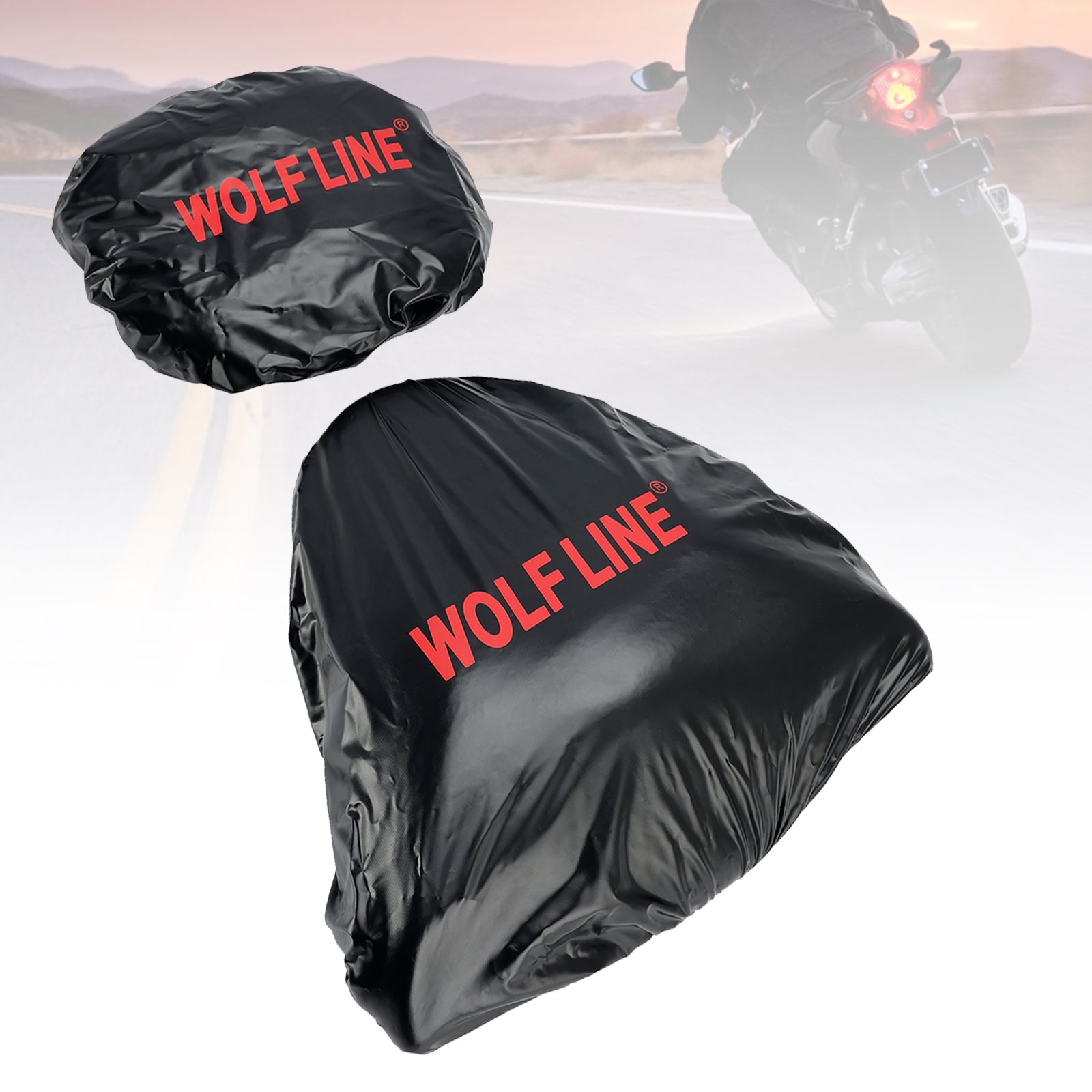 Housse de coussin avant arrière pour passager et pilote, compatible avec la plupart des répliques de motos de course