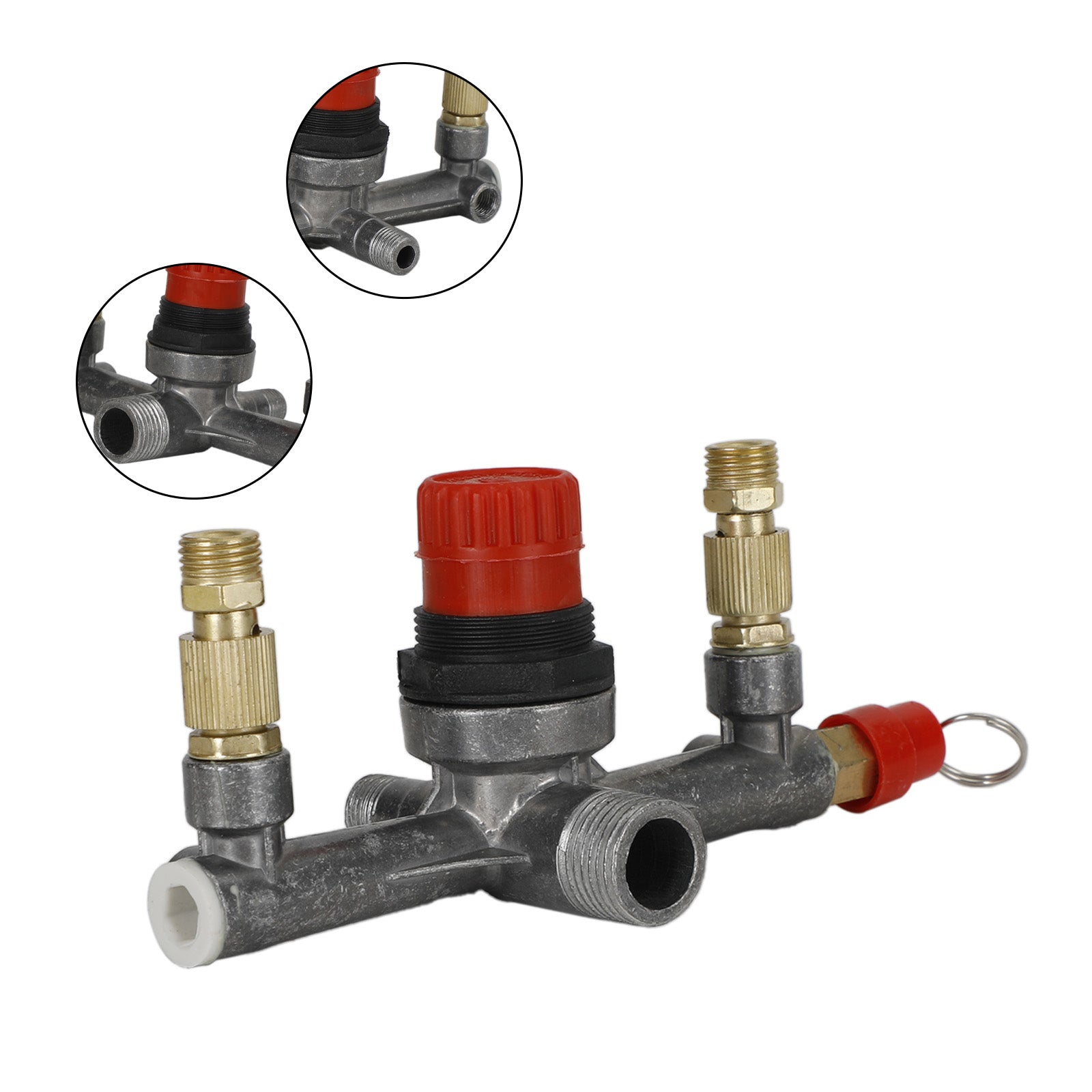 Pièce d'ajustement de jauge de régulateur de collecteur de vanne de commutateur de contrôle de pression de compresseur d'air