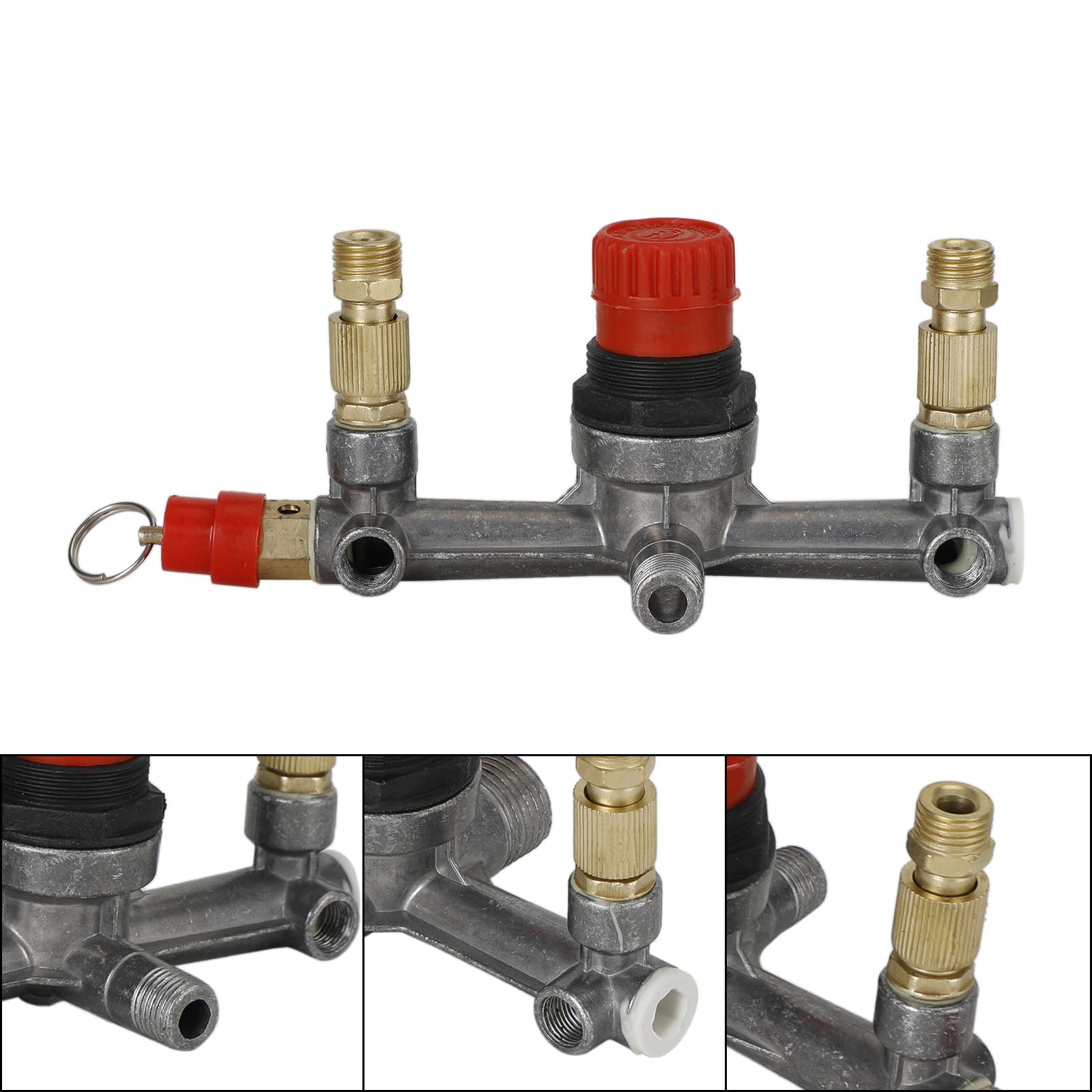 Pièce d'ajustement de jauge de régulateur de collecteur de vanne de commutateur de contrôle de pression de compresseur d'air