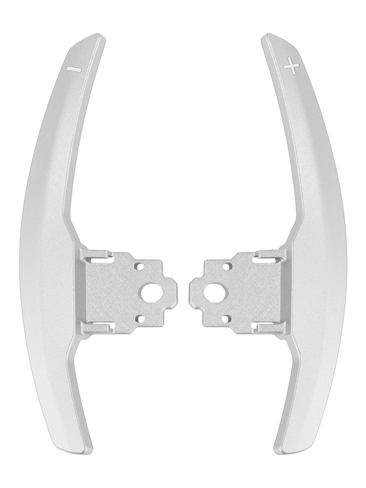 Extension de palettes de changement de vitesse pour BMW Série F F30 F31 F32 F10 X3 X5 Aluminium Argent