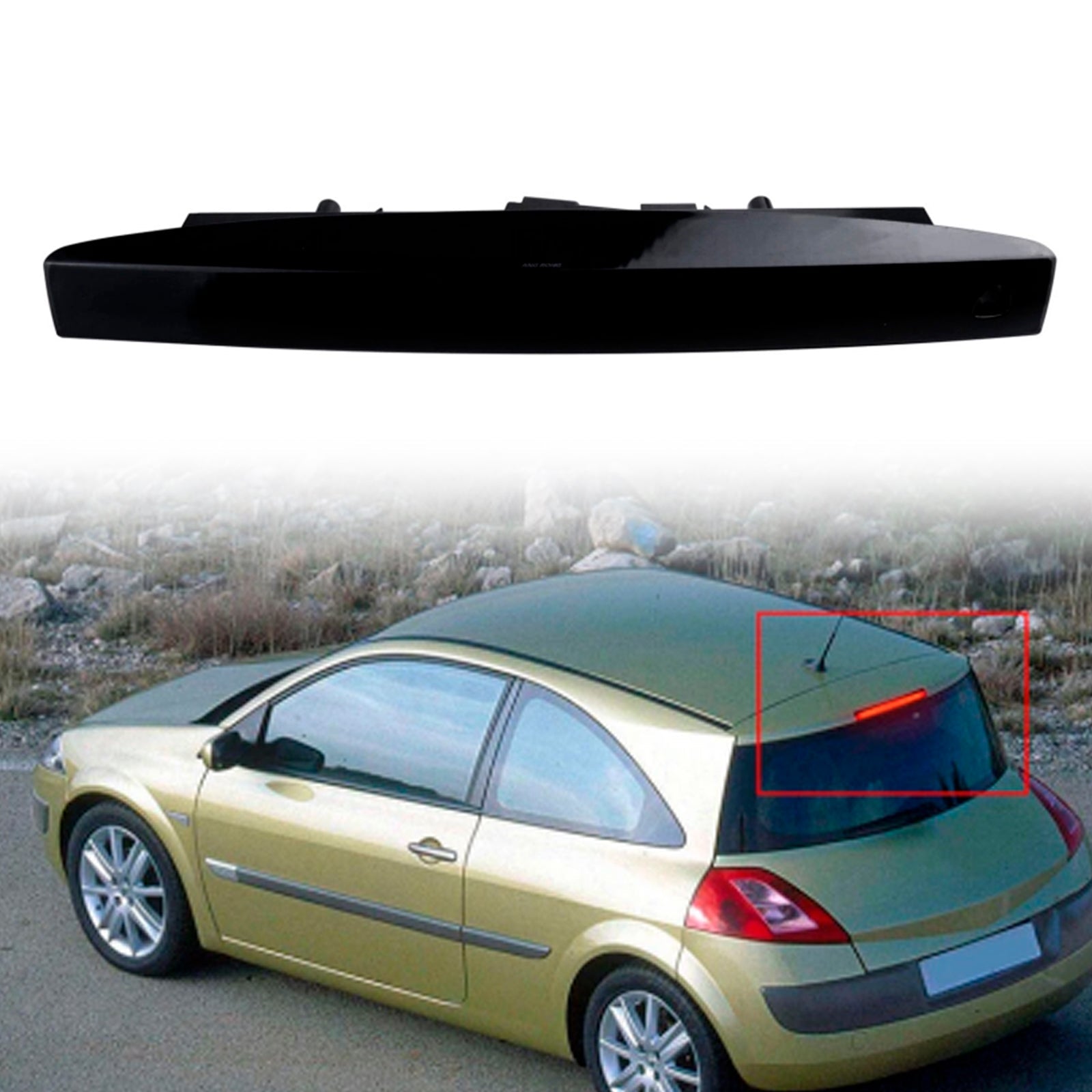 Kolmas palopysäkki takaisin mustaan linssiin Renault Megane MK II Estate 2003-2008 8200175538