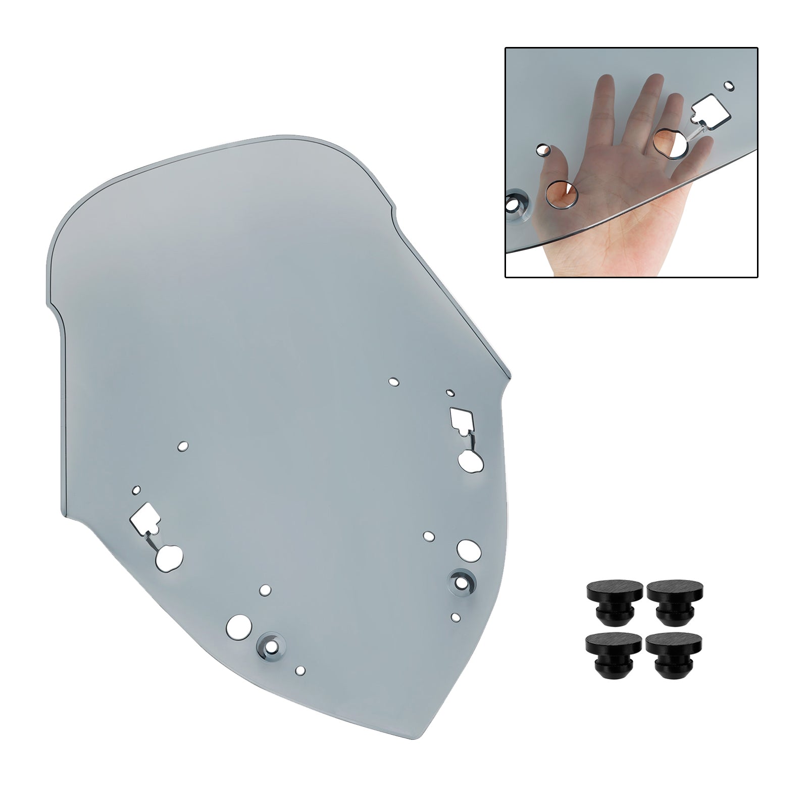 ABS Plastic Zapisz przednią szybę dla Yamaha X-Max 300 2017-2022