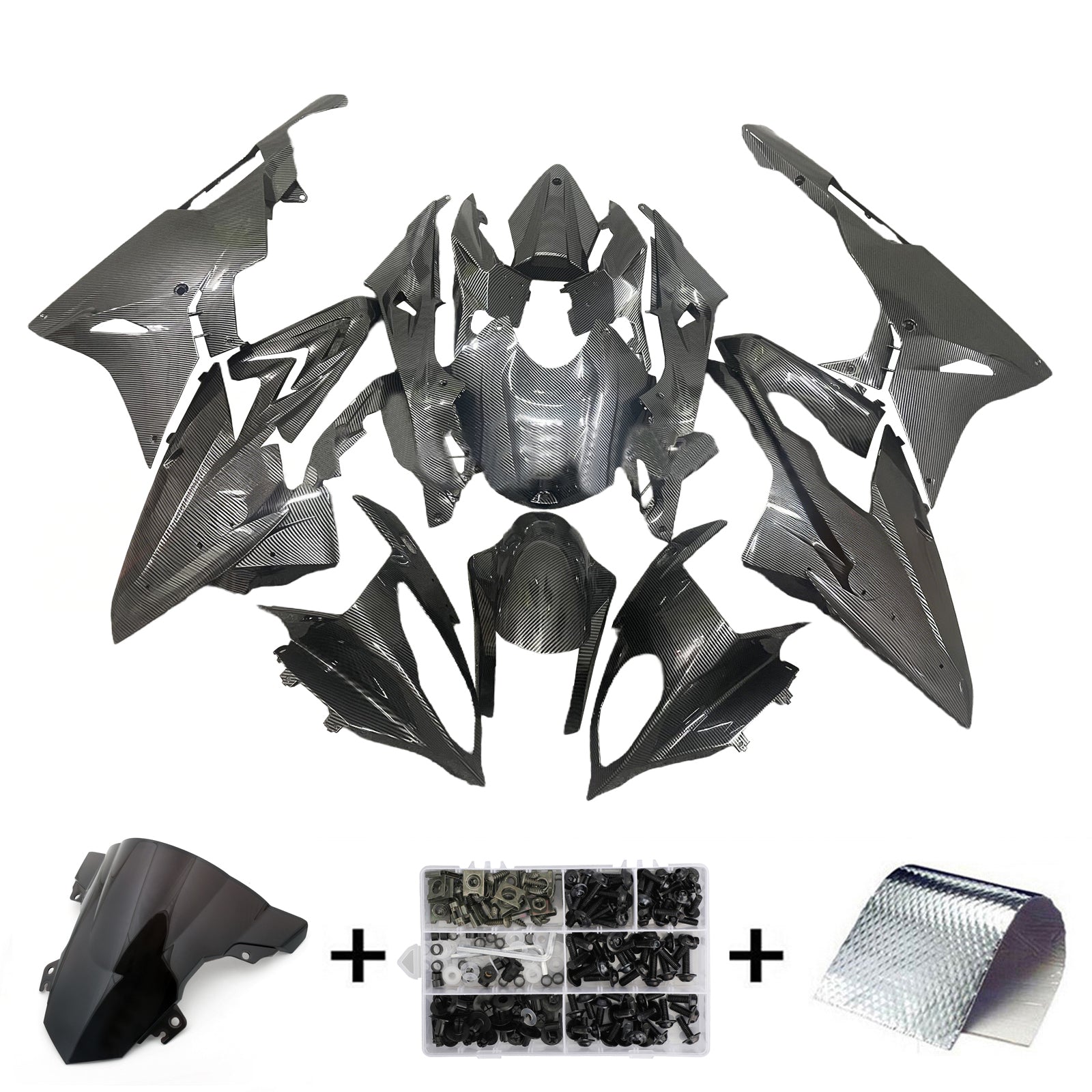 Kit de carénage injecté en plastique ABS pour BMW S1000RR 2017-2018