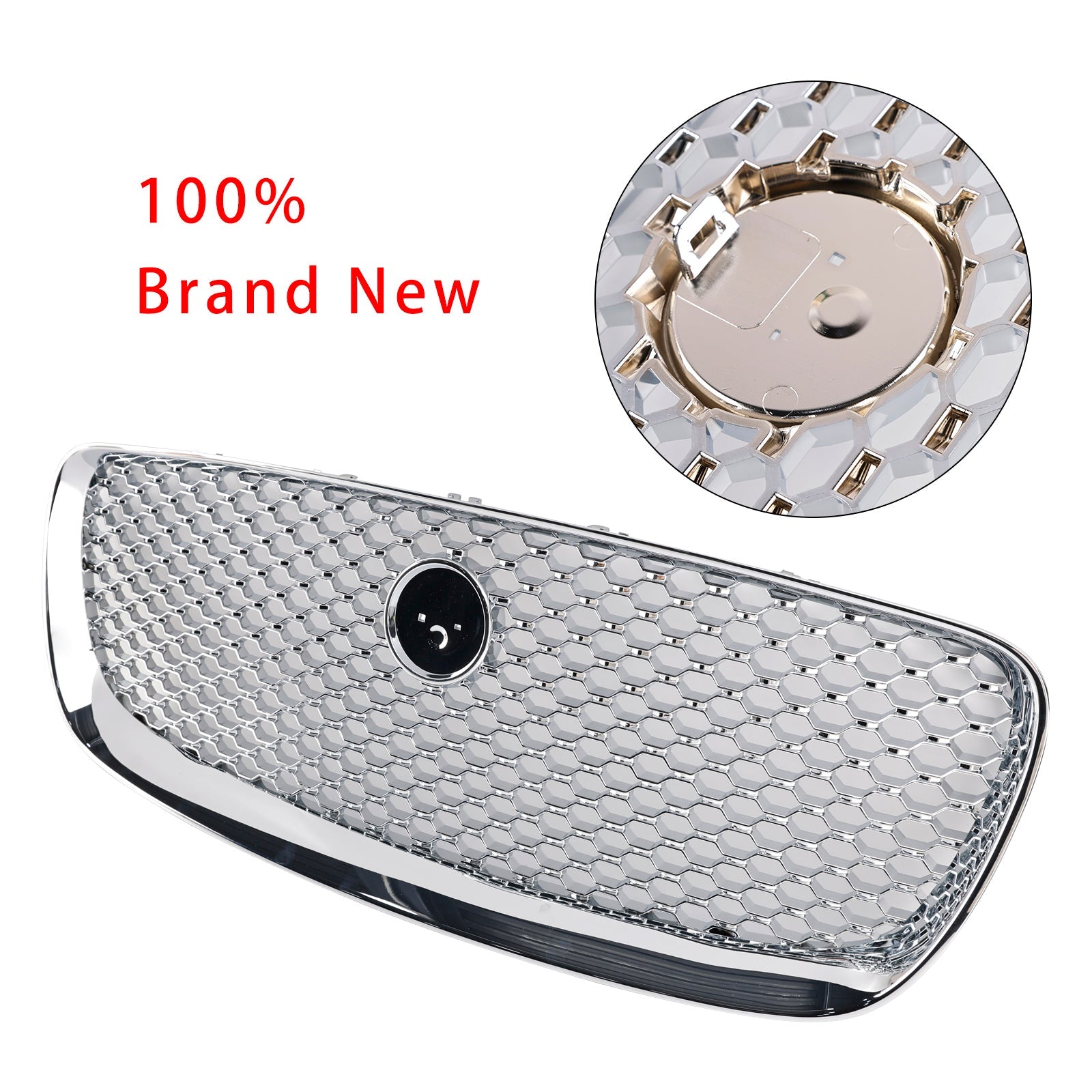 Grille de pare-chocs avant chromée pour Jaguar F-PACE X761 2016-2020