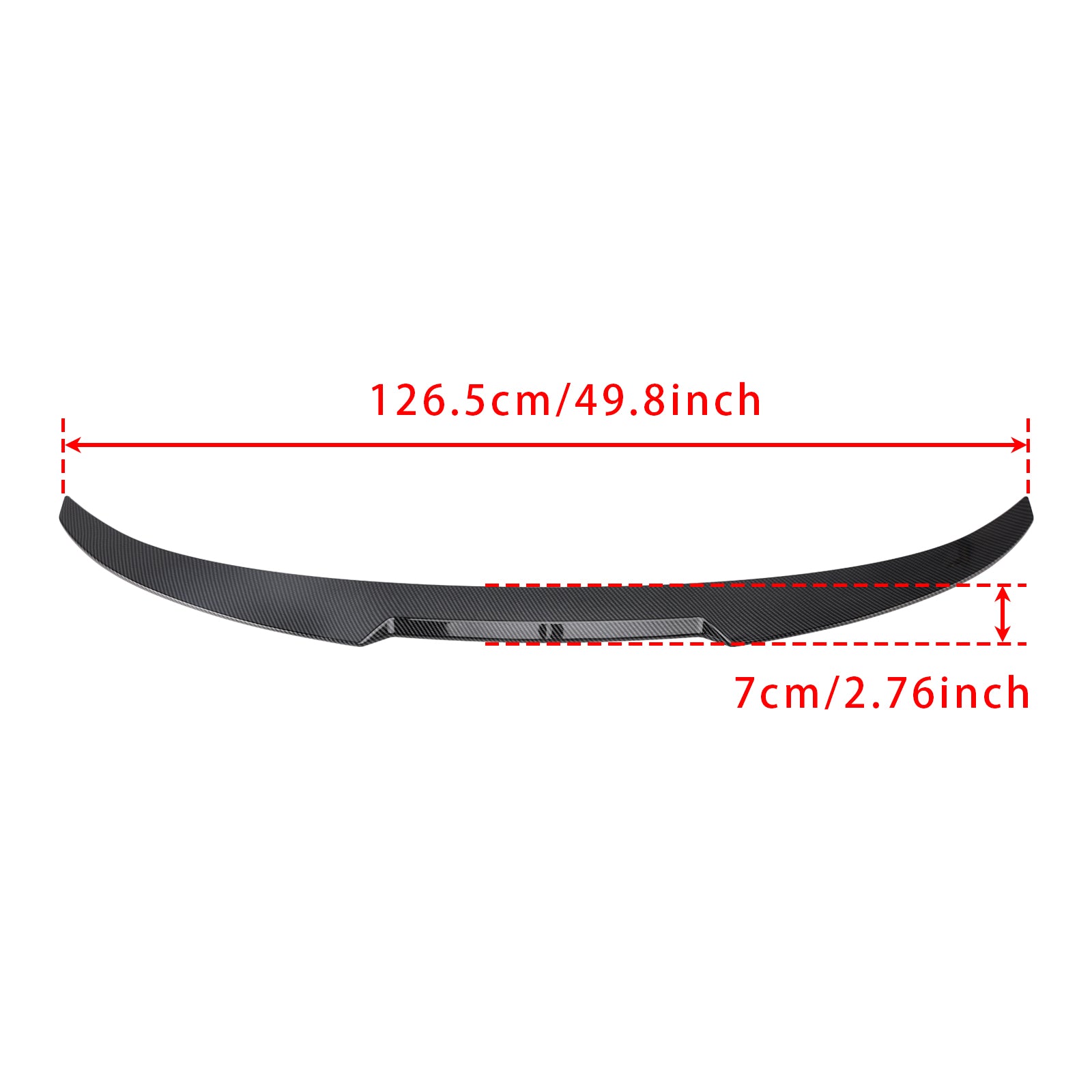 Spoiler per bagagliaio posteriore in fibra di carbonio per BMW Serie 5 F10 M4 2010-2016