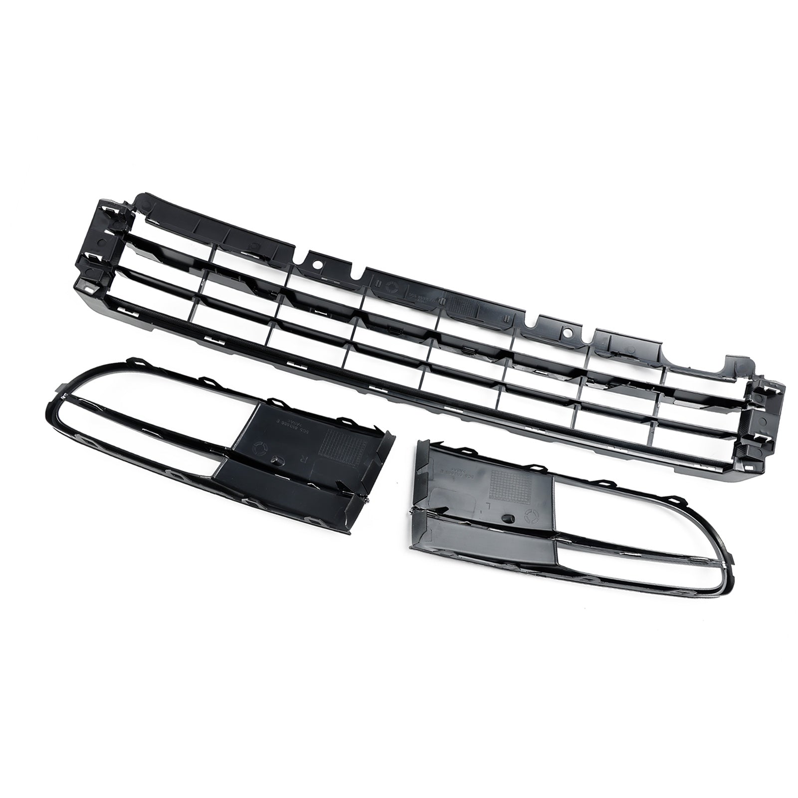 VW Beetle 2012-2016 con rejilla inferior para parachoques delantero + rejilla de luz antiniebla cromada