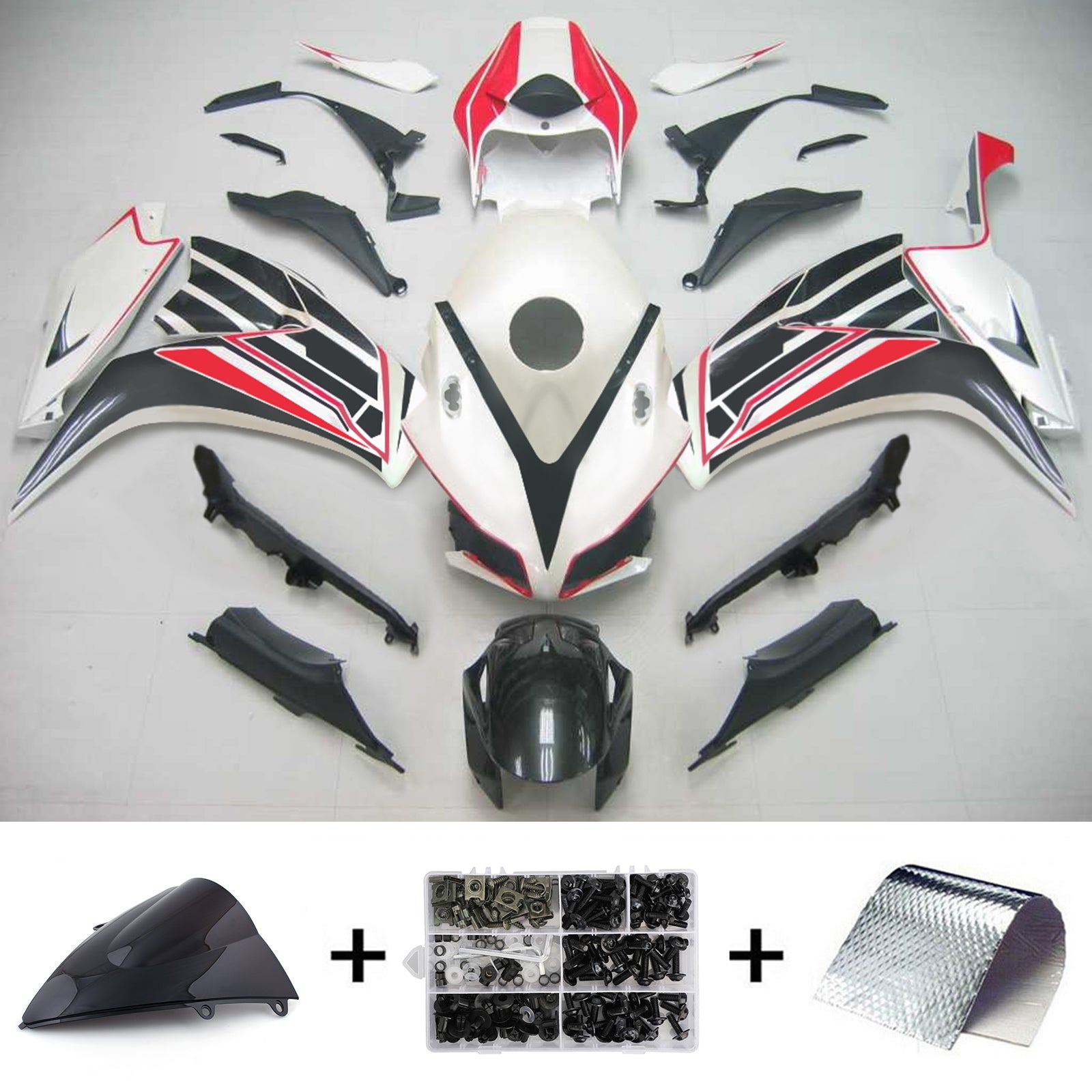 Injektiotapapakkaus Konttien muovinen abs Honda CBR1000RR 2012-2016