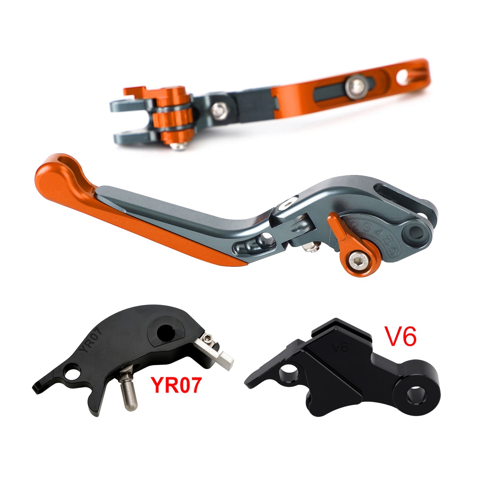 Levier de frein et d'embrayage réglable compatible avec YAMAHA XSR900 XSR900GP MT-09 2024-2025