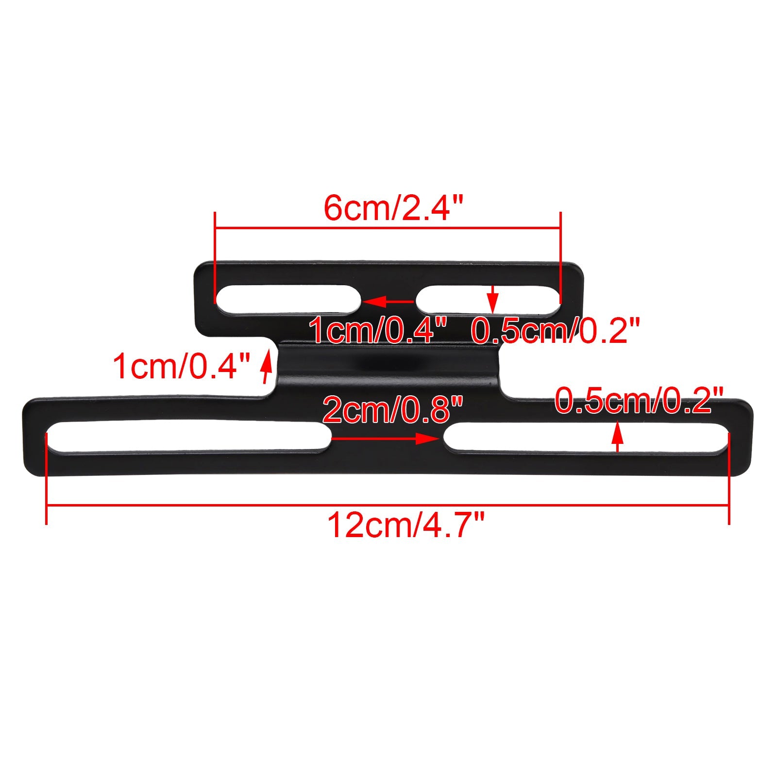 Universele kentekenplaathouder'achterkenteken voor motorfiets