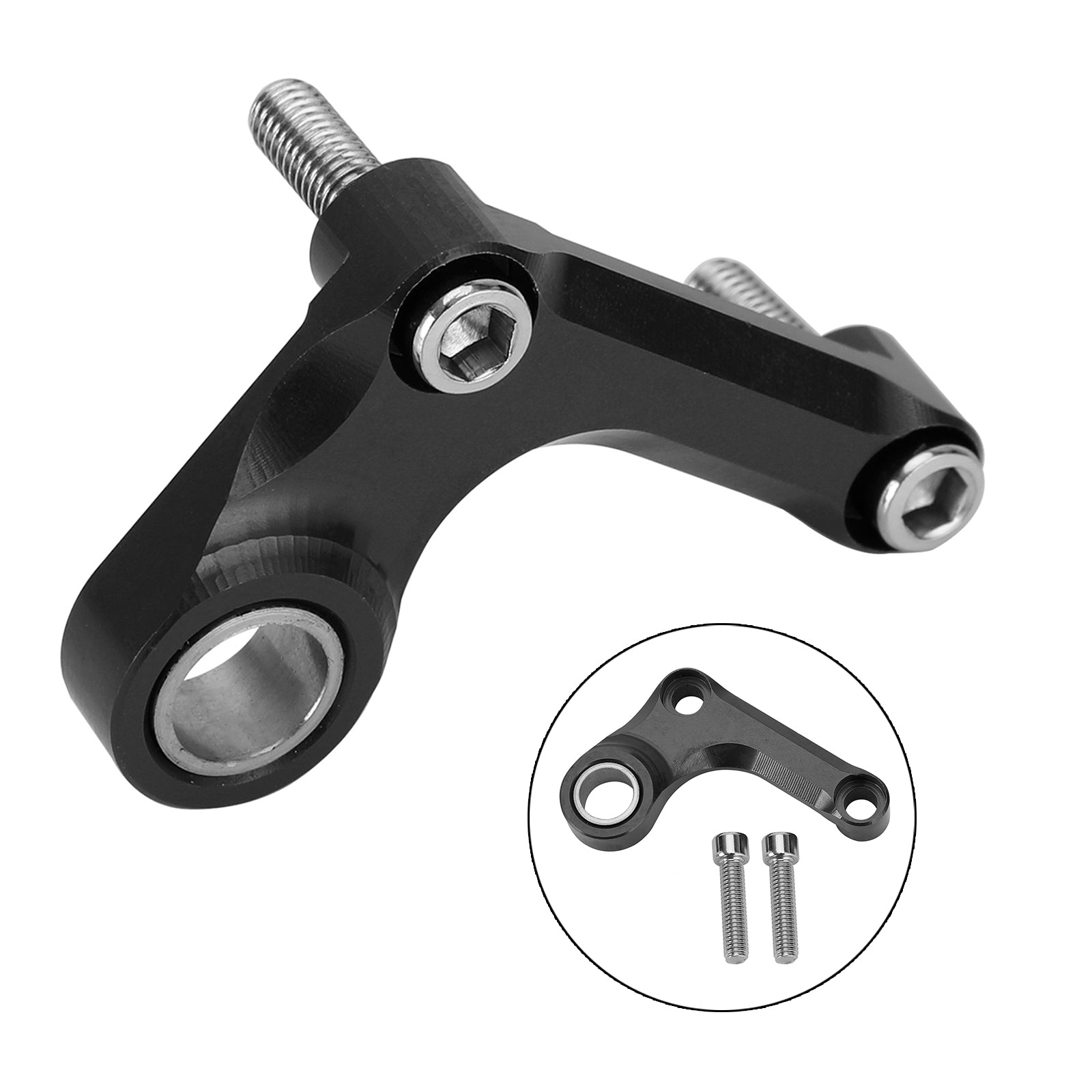 Stabilisateur De Changement De Vitesse Aluminum Noir Pour Tr Daytona 675/R 765