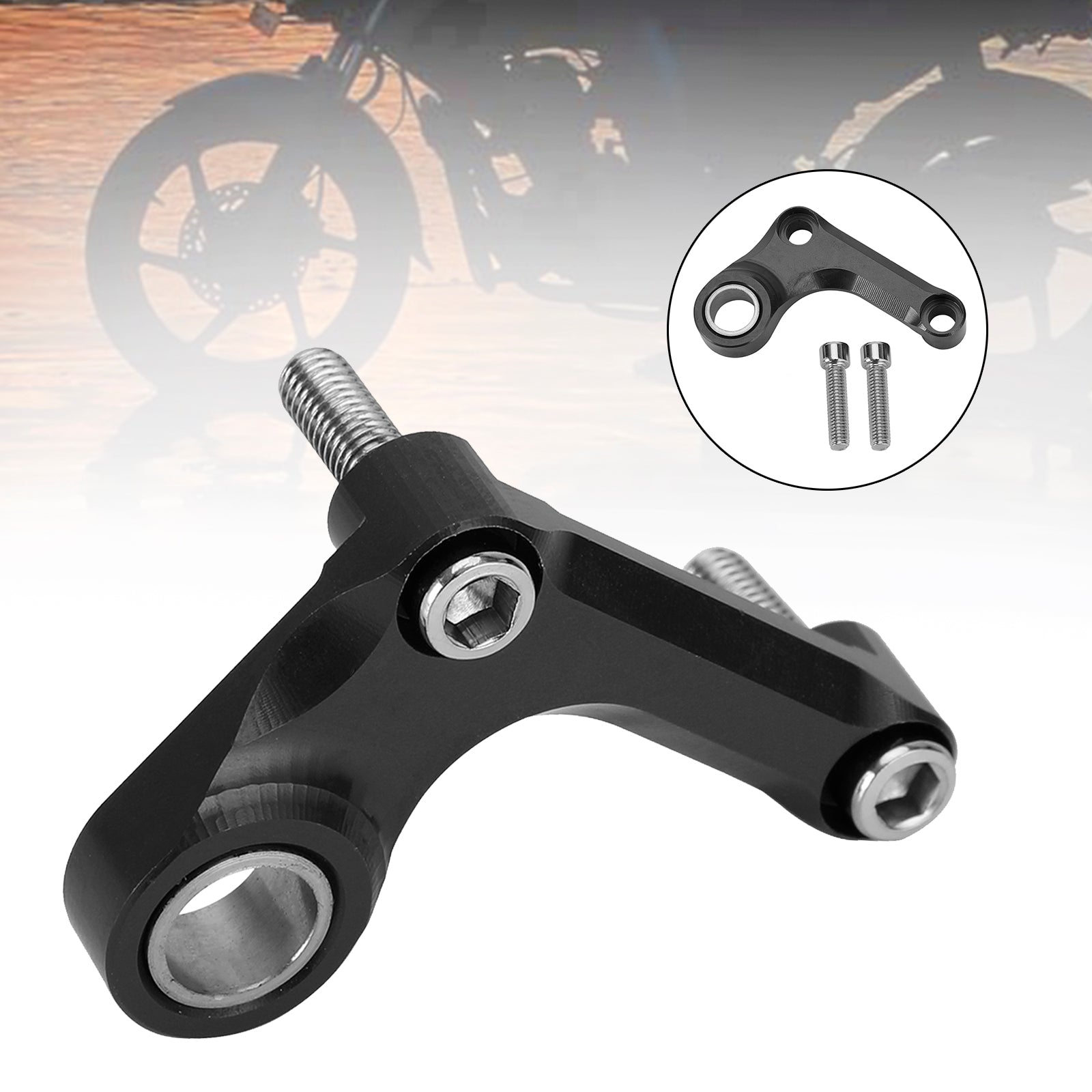 Stabilisateur De Changement De Vitesse Aluminum Noir Pour Tr Daytona 675/R 765
