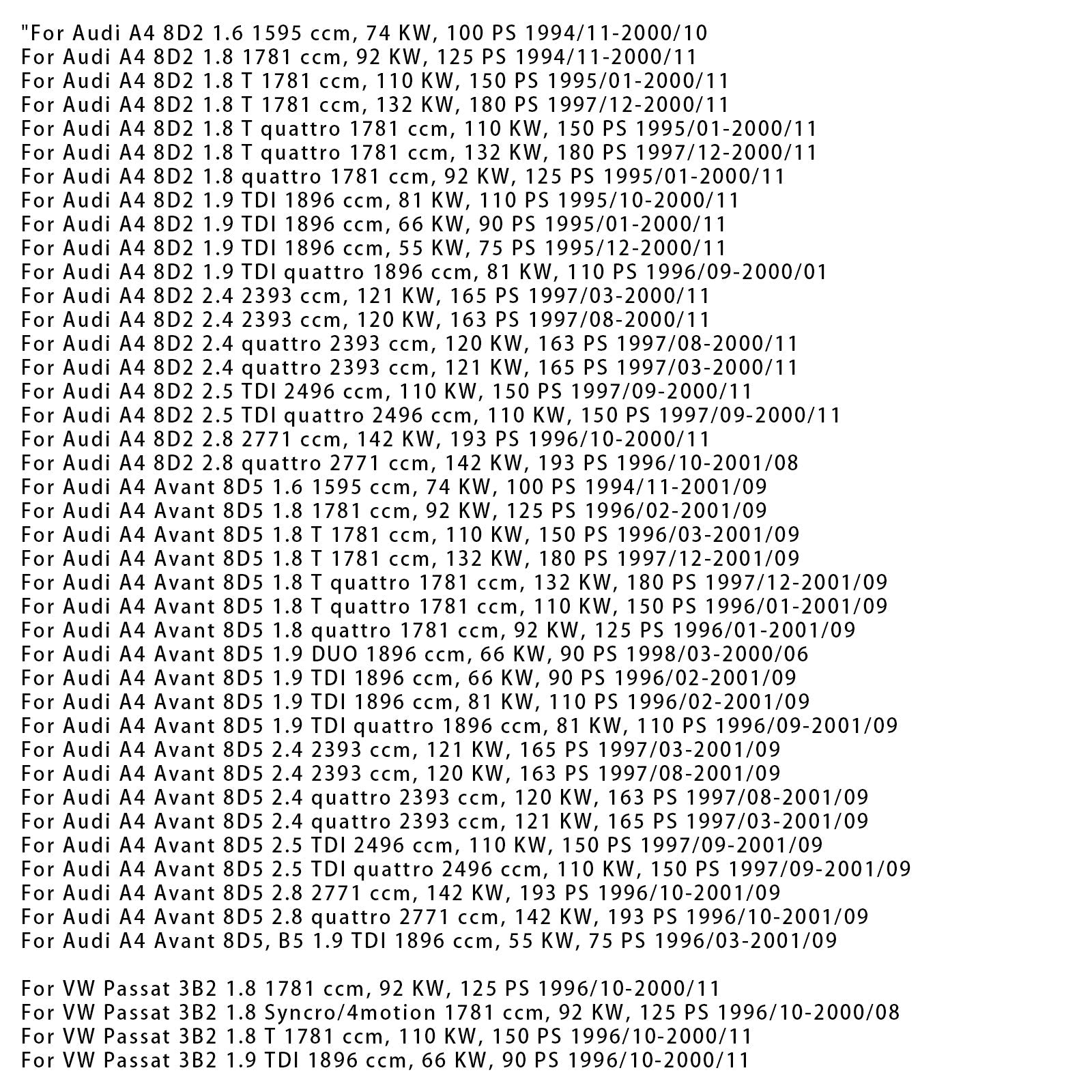 Cremagliera del servosterzo 3B1422052M per VW Passat Variant 1.6 2.0 (1996-2005)