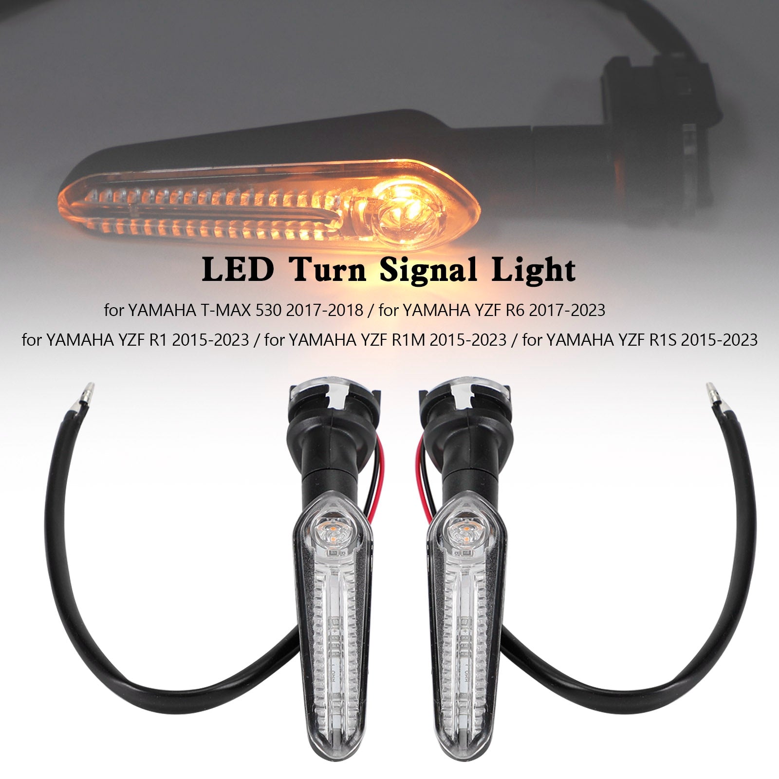 Clignotant clignotant à réfraction LED pour YAMAHA MT-25 MT-03 MT-07 MT-09 T7