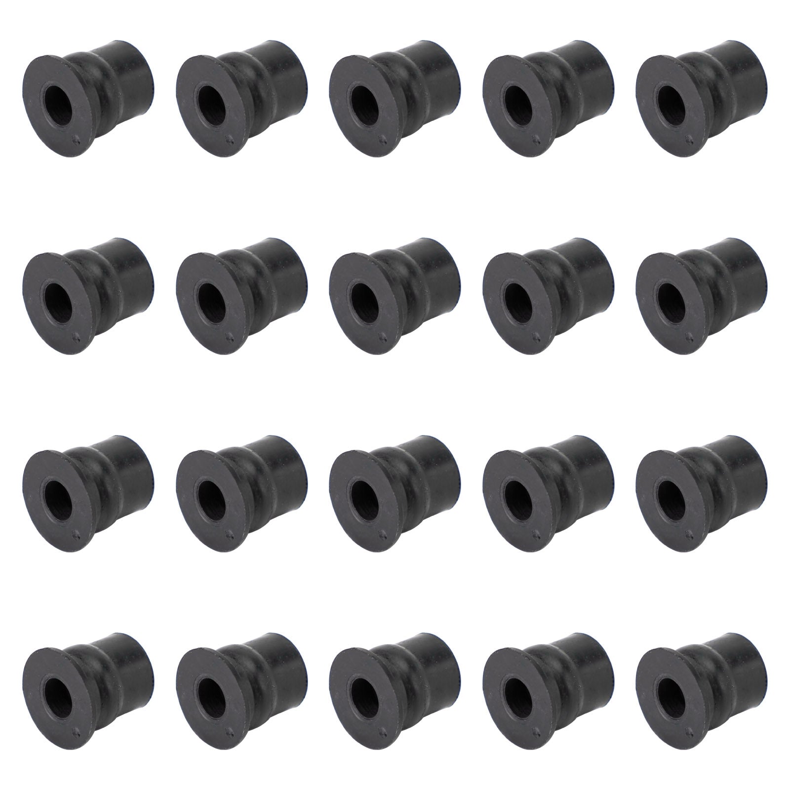 20x écrou en caoutchouc M6 amortisseur de vibrations fixation de revêtement 6mm