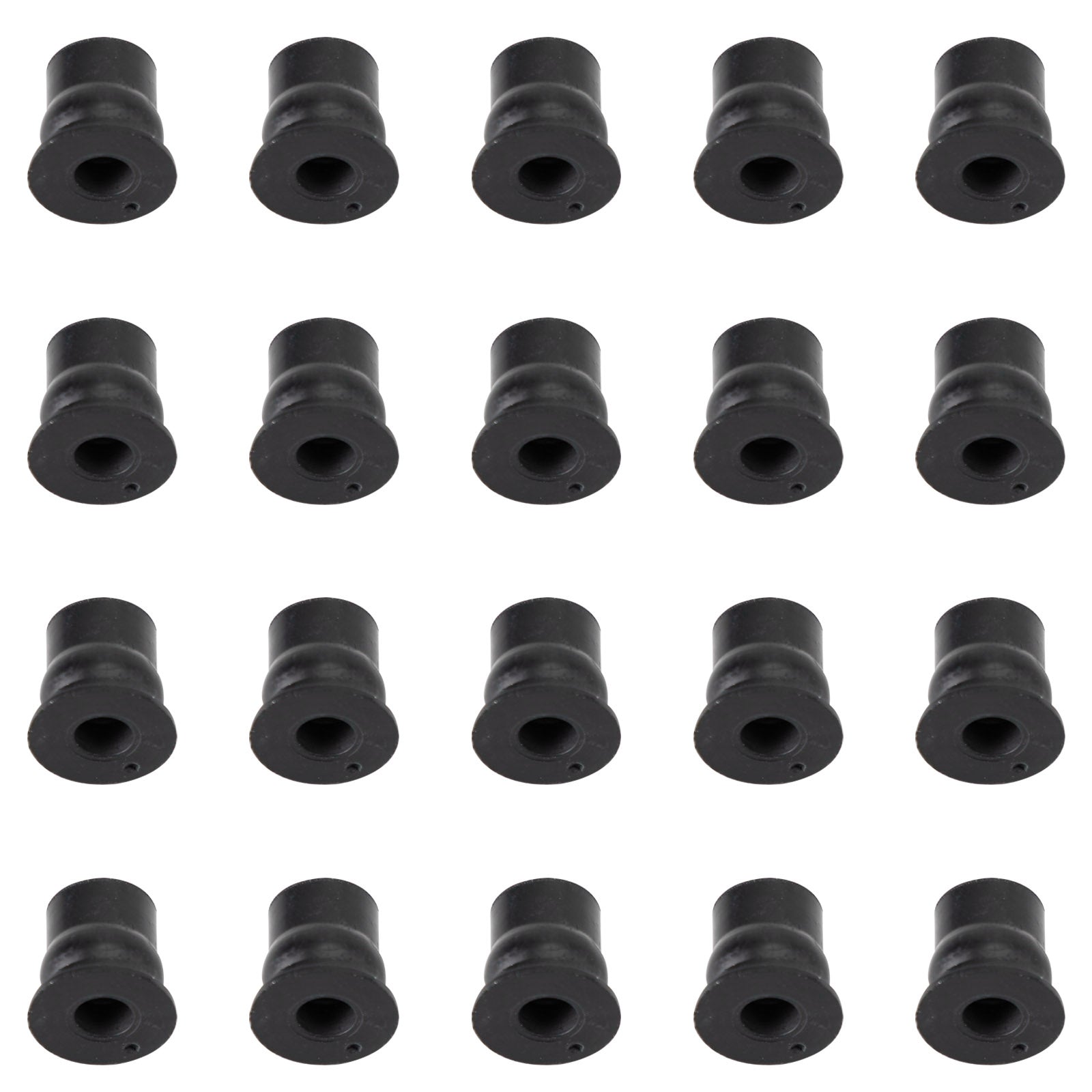 Gumowa nakrętka M6 do szyby przedniej i owiewki 20 szt. Nakrętek 6 mm do otworu 13 mm