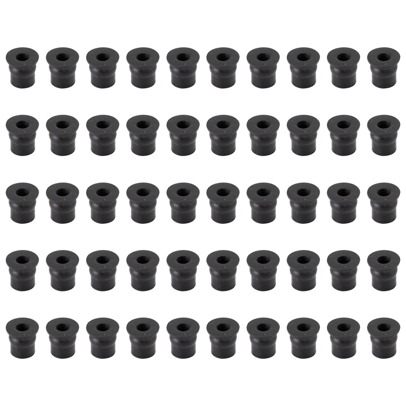 50x écrou en caoutchouc M6 amortisseur de vibrations fixation de revêtement 6mm